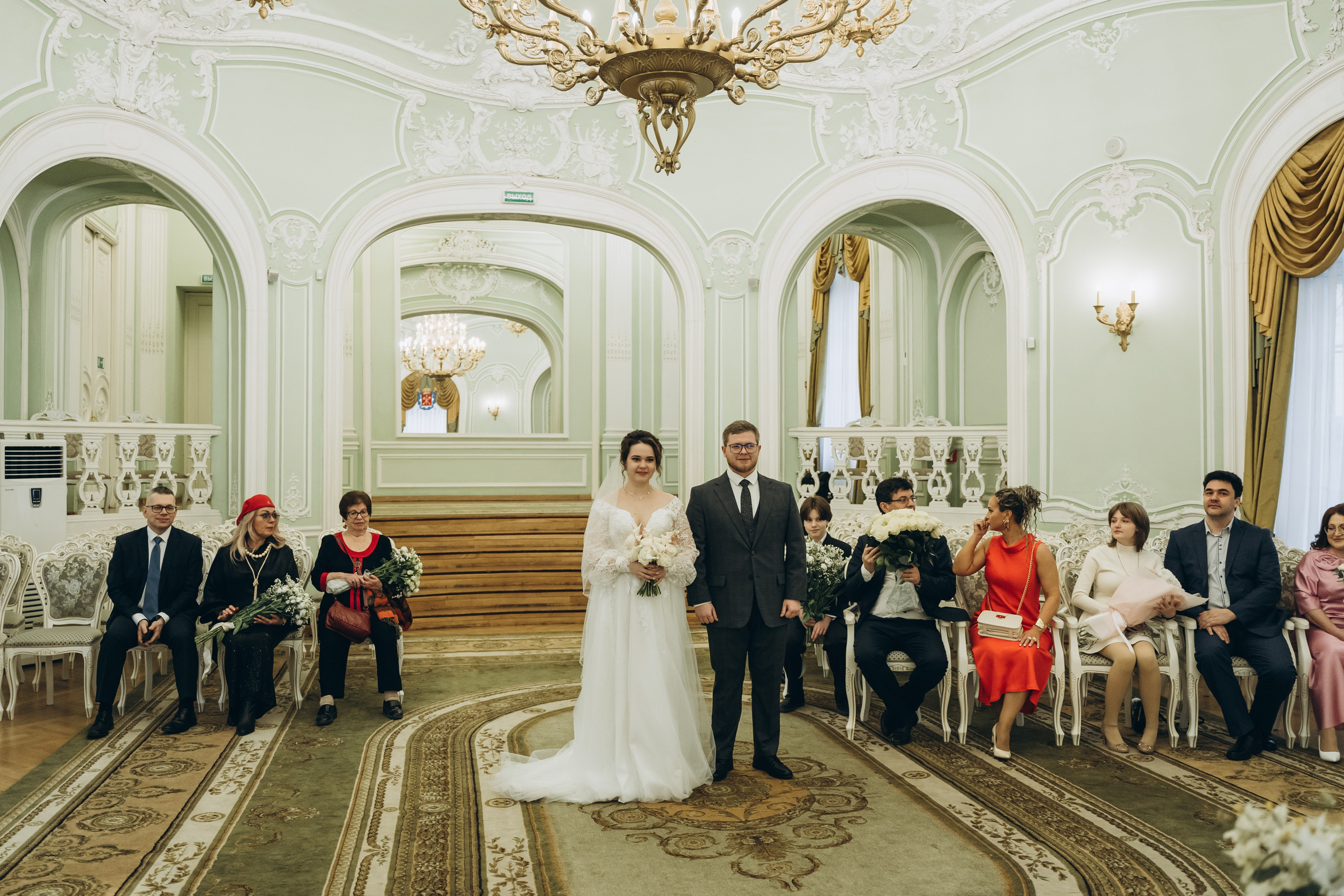 Наш свадебный день (Лахта плаза, Юсуповский дворец, Петроградский загс). Фотограф в Санкт-Петербурге — Лучина Екатерина