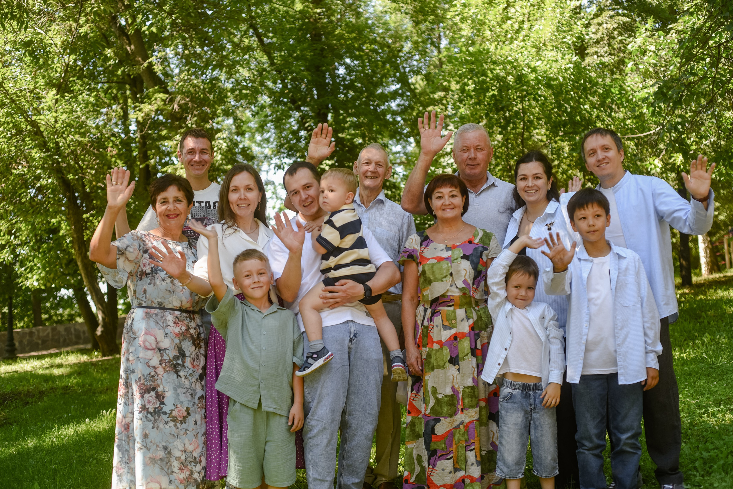 Семейная съемка в парке. Семейный и свадебный фотограф в г. Уфа Динара