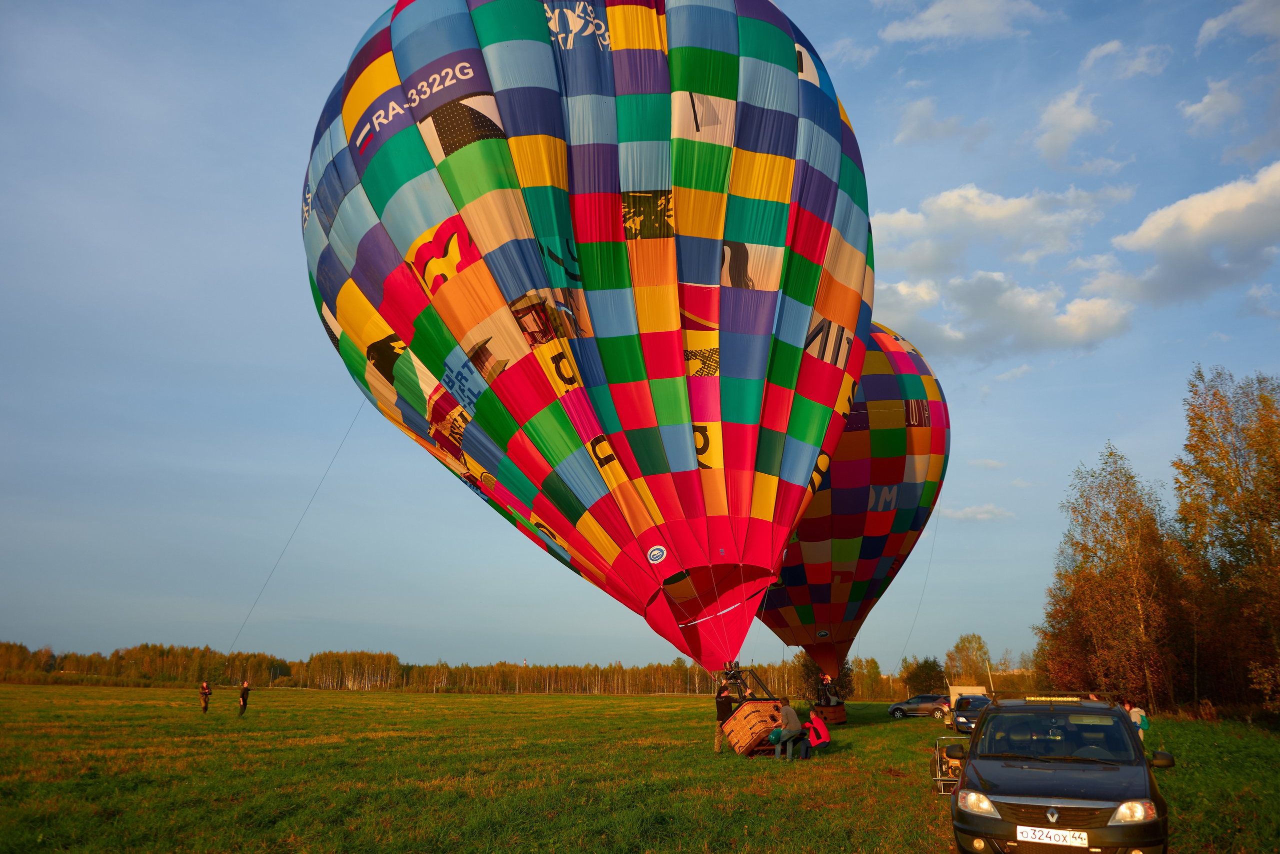 На большом воздушном шаре. Ольга Чёкотова (Фотограф Кострома)