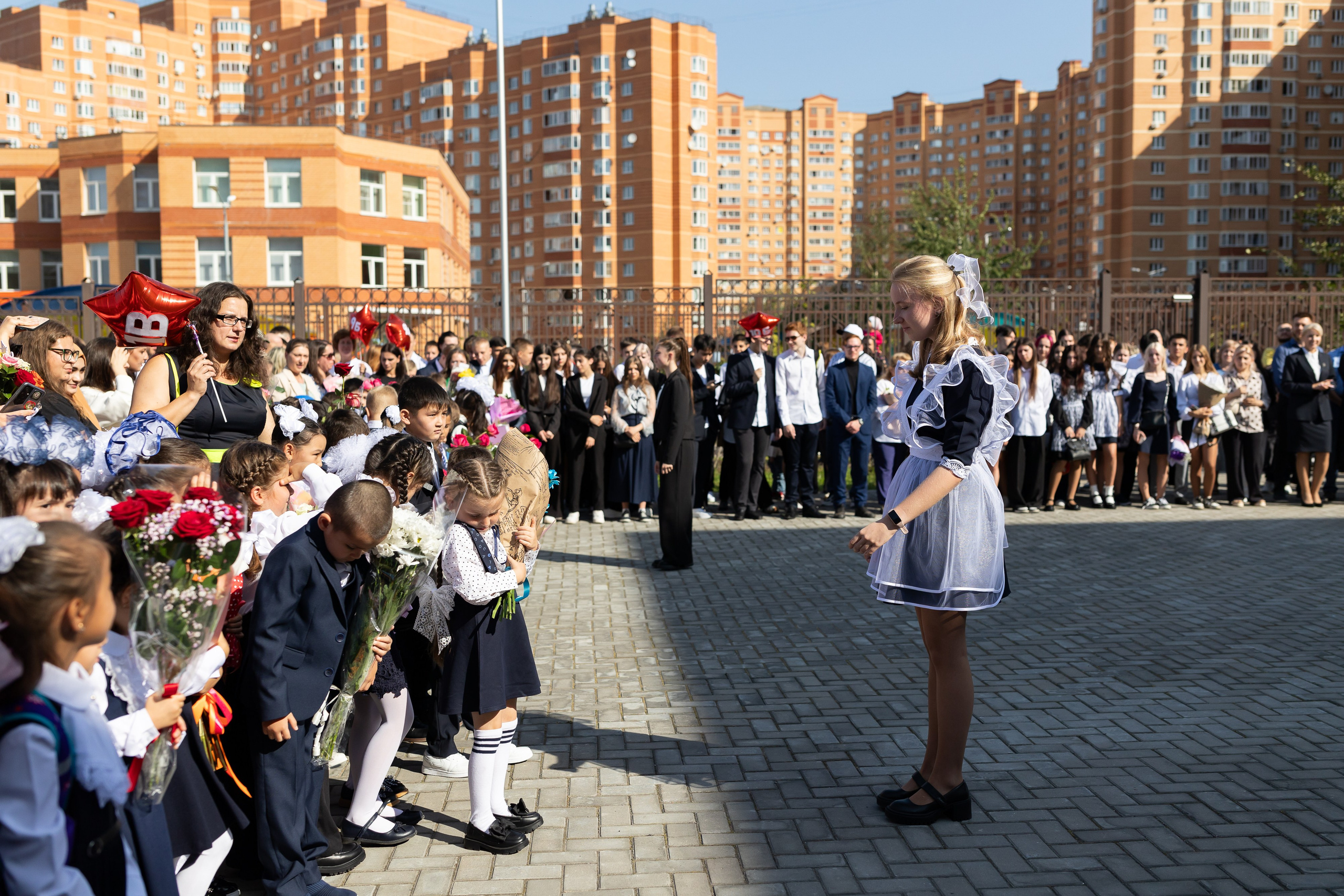 Линейка 1 сентября. Профессиональный Фотограф в Москве Андрей Славнов