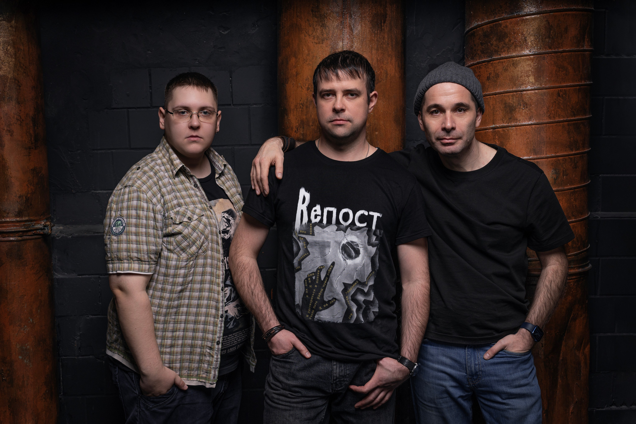 Съёмка для рок — группы. Фотограф Ольга Чувалдина Москва