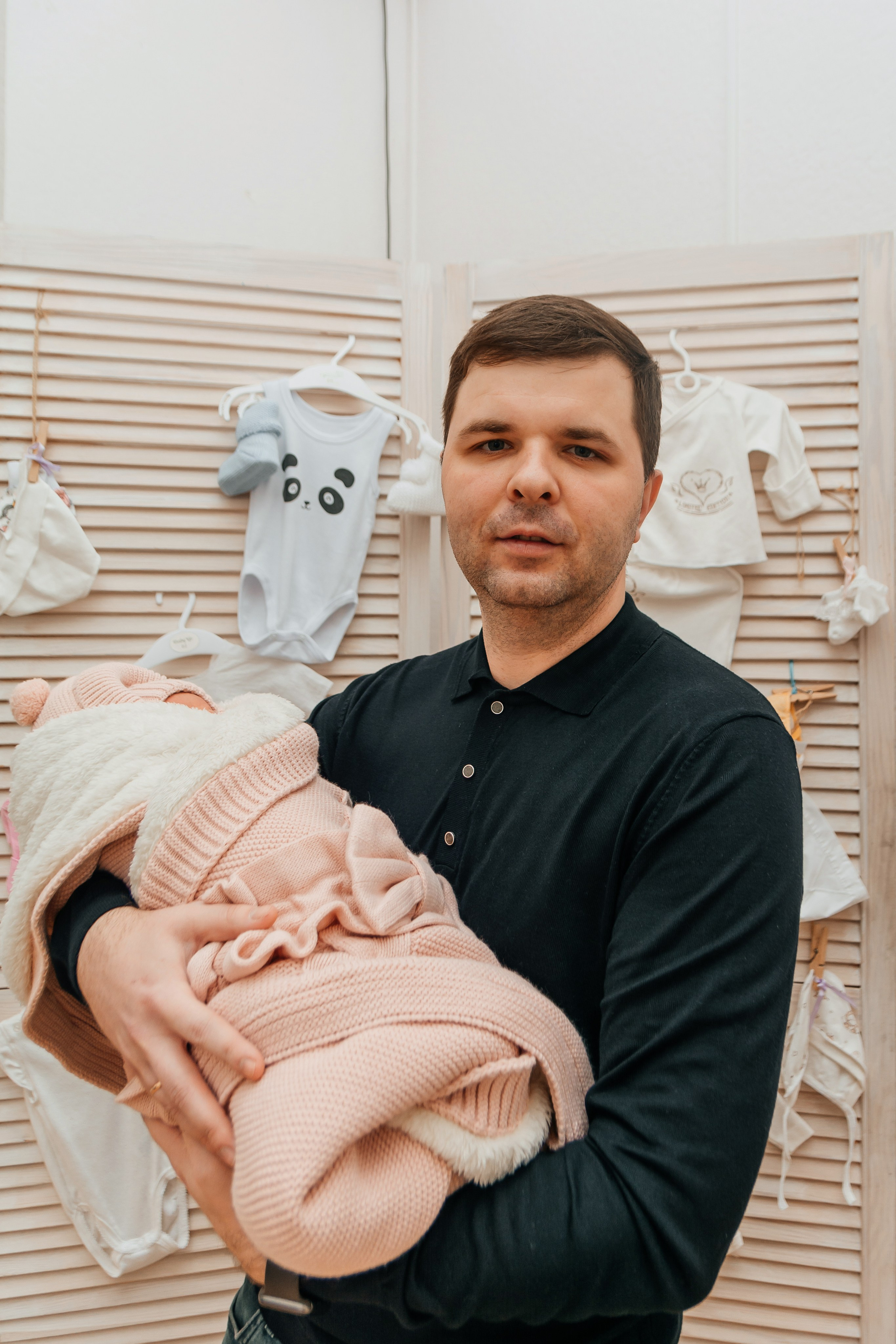 Фотосессия выписки из роддома. Семейный и детский фотограф Кущ Наташа