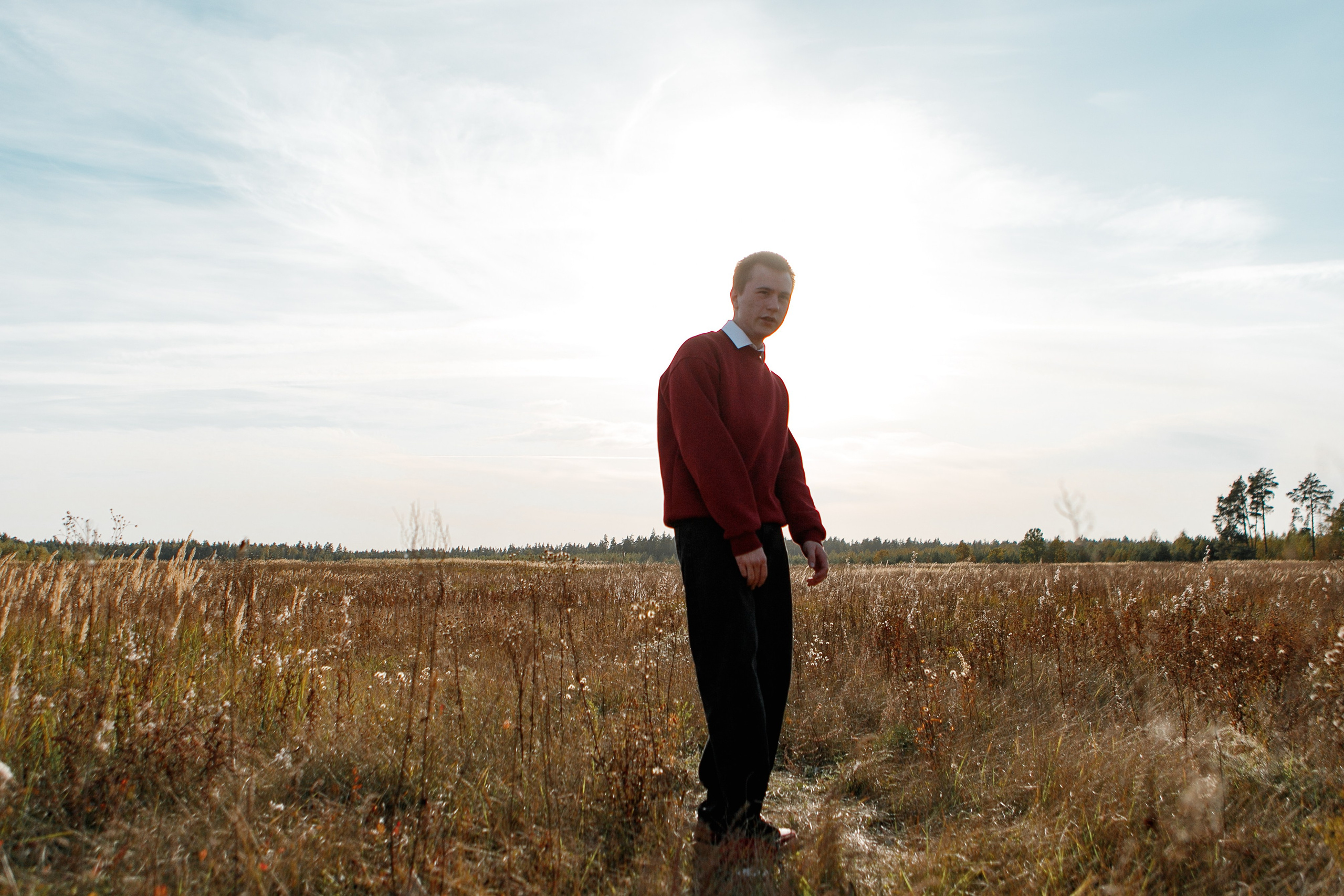 Backstage. Съемка клипа в поле. Фотограф Анастасия Кулешова