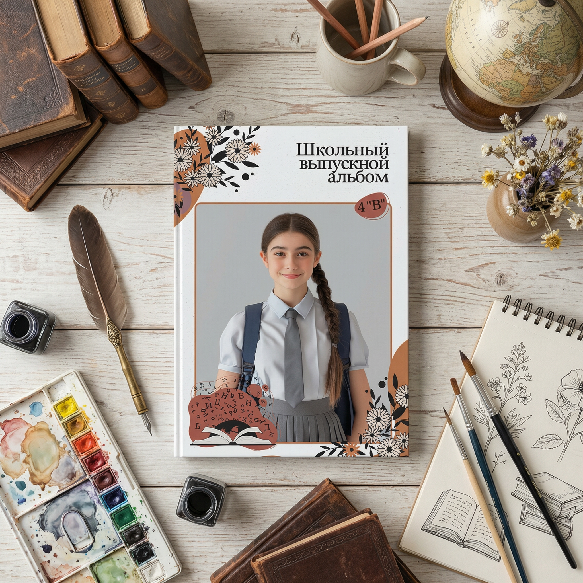 031 Book. Дизайны, psd шаблоны школьных и выпускных альбомов и обложек