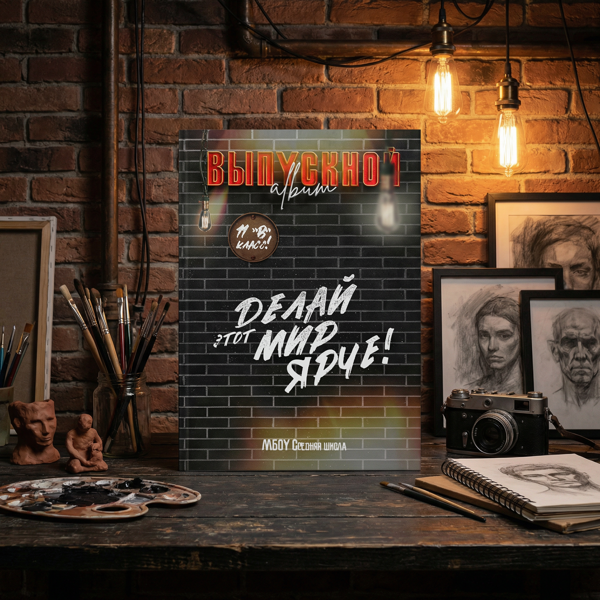 013 Loft. Дизайны, psd шаблоны школьных и выпускных альбомов и обложек