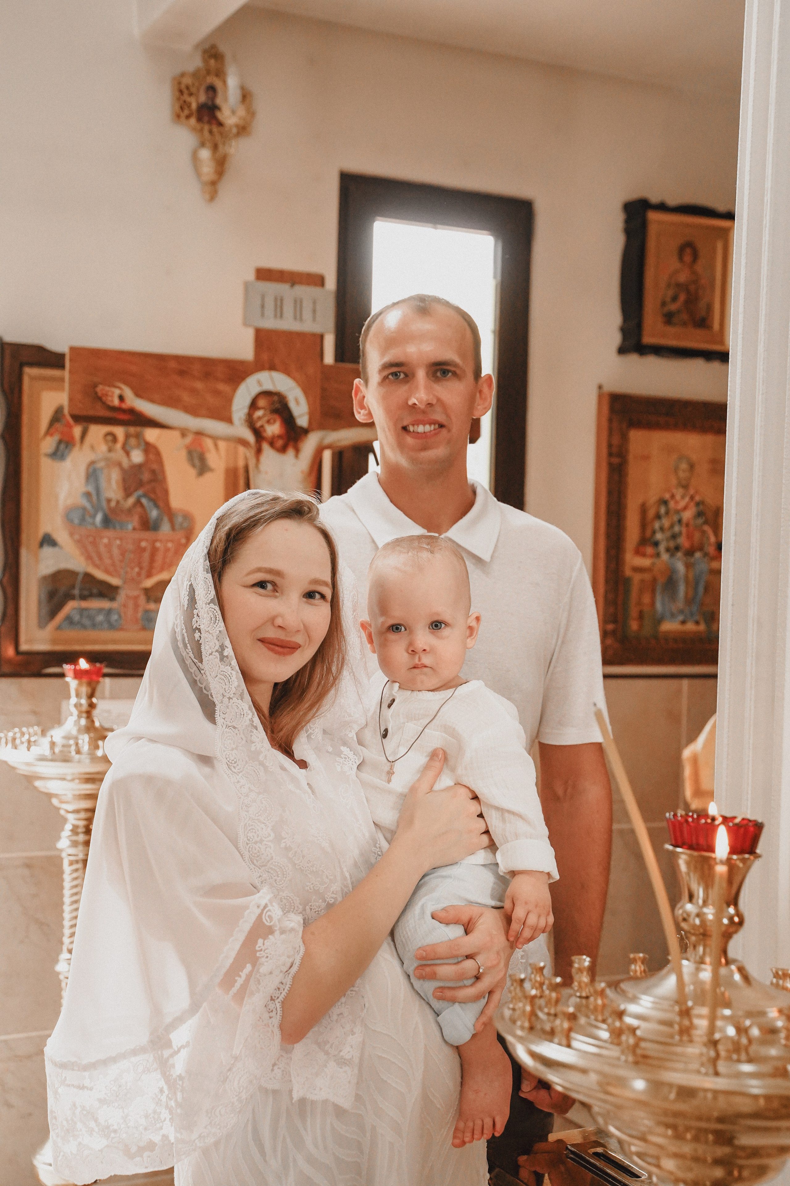 Крещение Лёвы. Семейный и женский фотограф в Краснодаре Анастасия Приймак