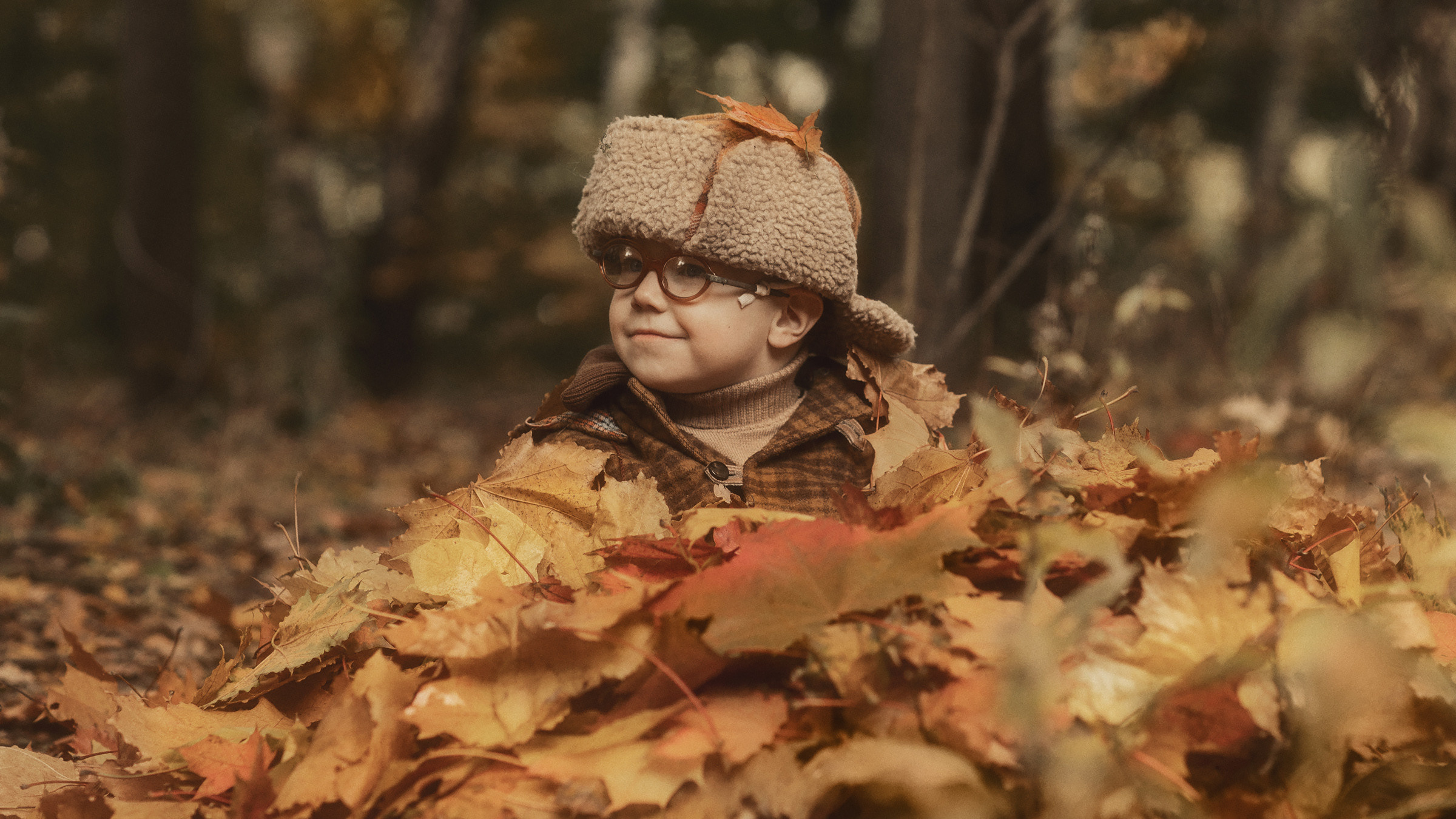 Старый дворник и ребятишки. Фотограф и режиссер Сергей Спирин. Москва