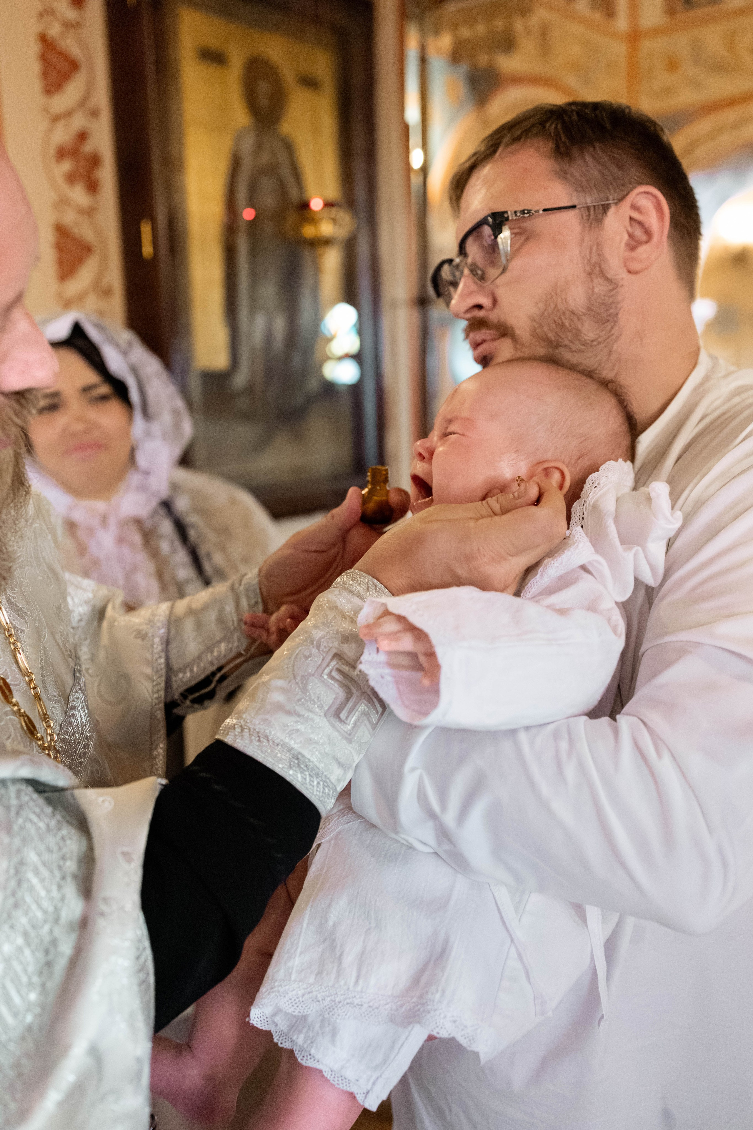 Таинство Крещения Евгения. Фотограф новорождённых Newborn Москва