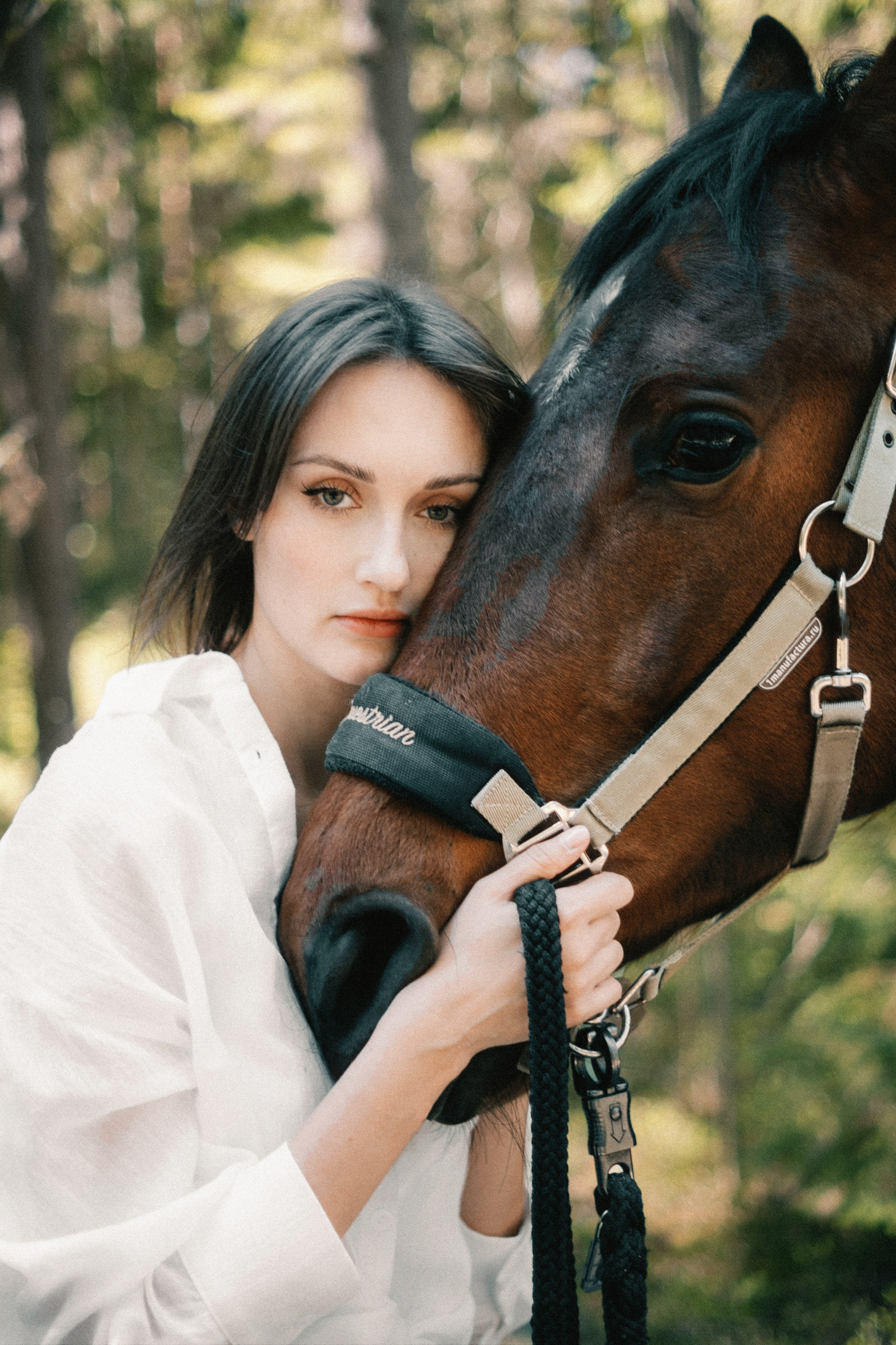 Наташа. Съёмка с лошадкой. Lickord