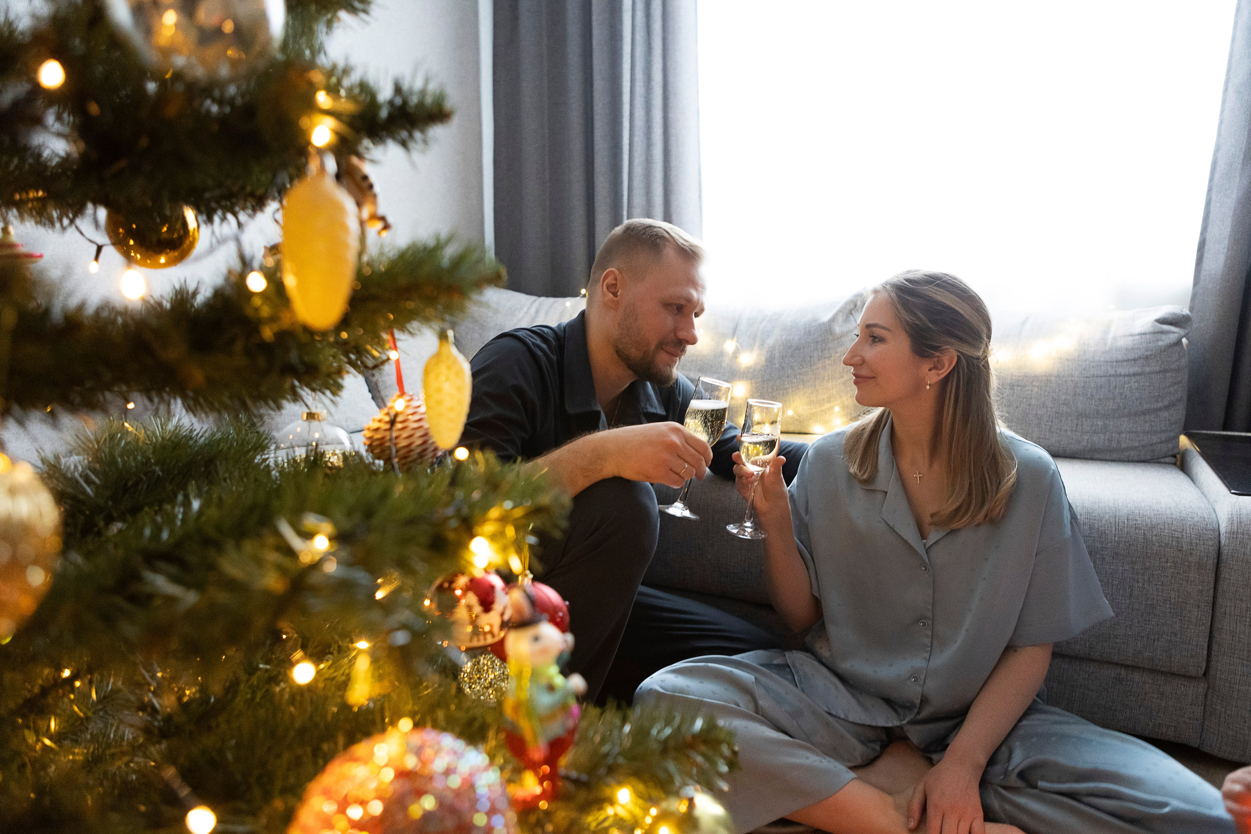 Домашняя новогодняя фотосессия. Семейный и портретный фотограф в Москве Елена Флегант