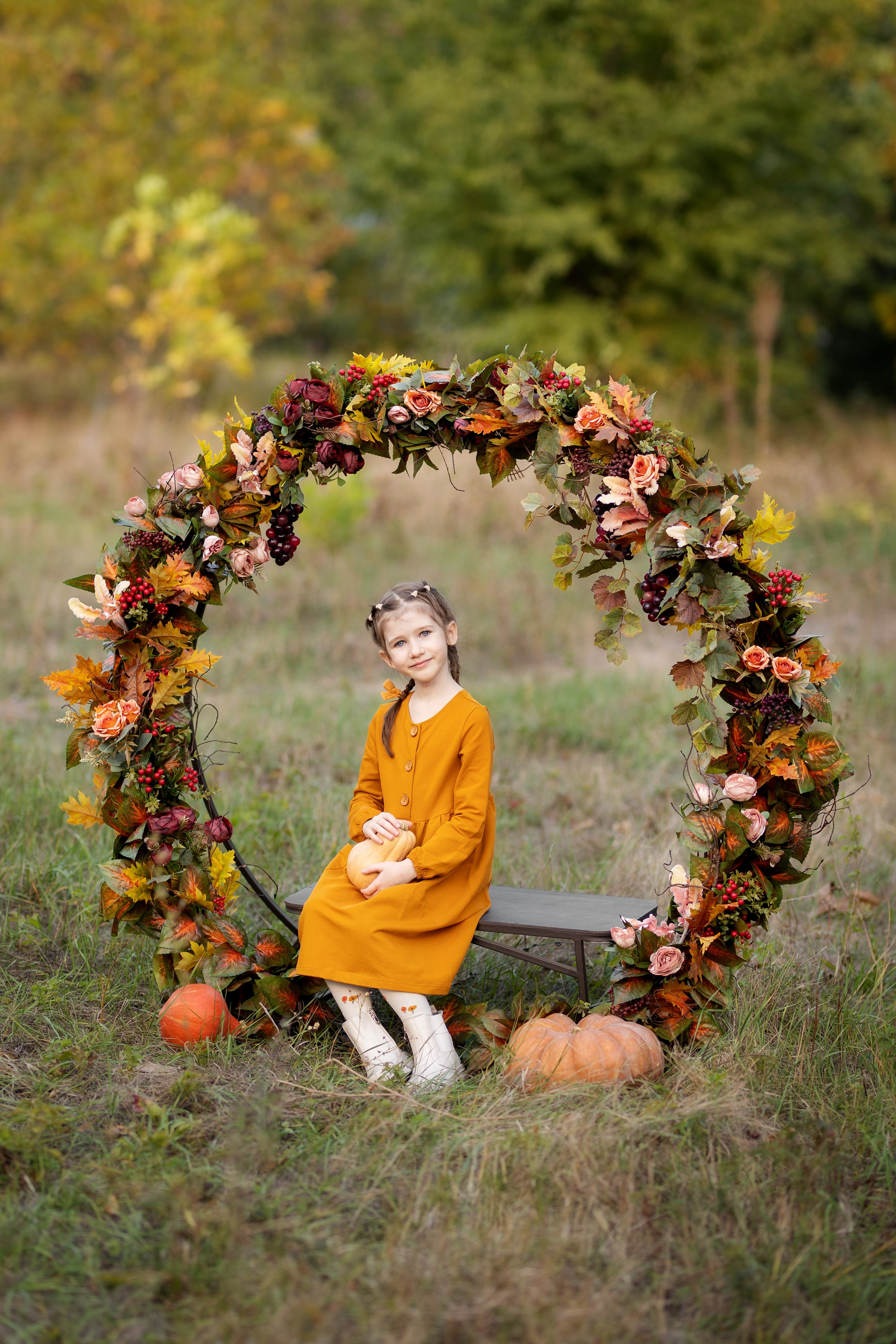 Осення фотосессия Василисы. Школьный фотограф в Краснодаре Юлия Войлова