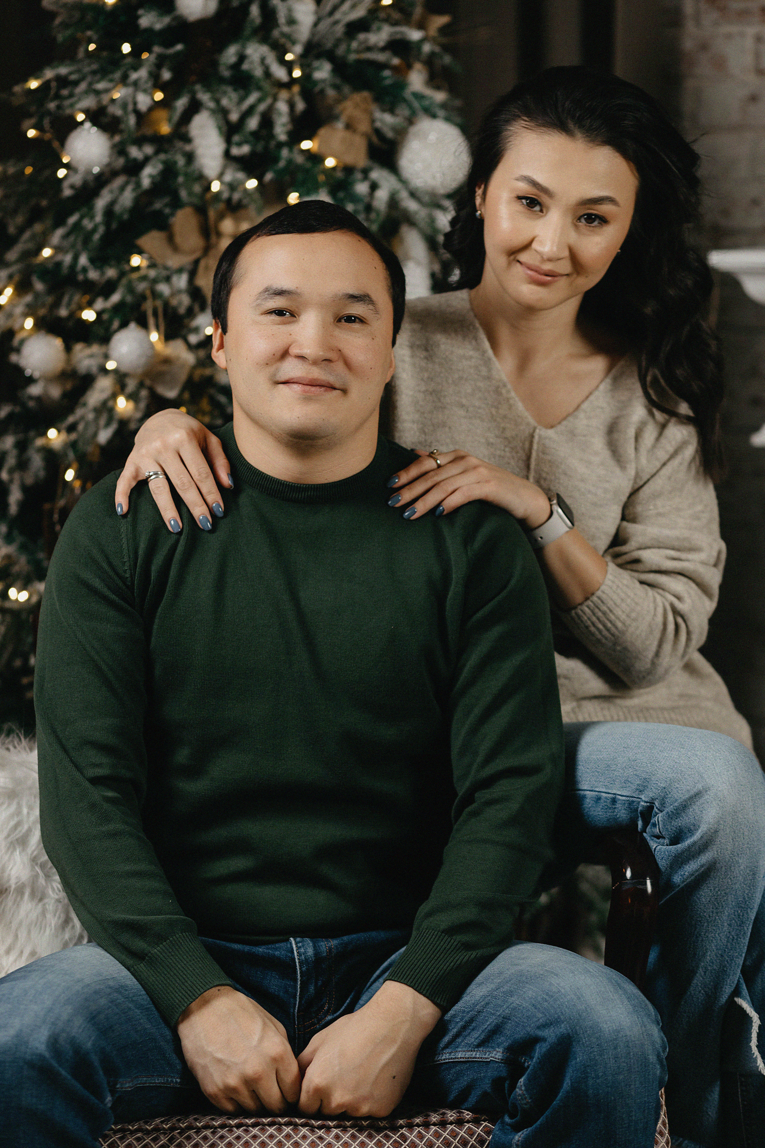 Фотосессия Ержана и Даны в фотостудии Энви. Свадебный, семейный и портретный фотограф в Алматы, Костанай