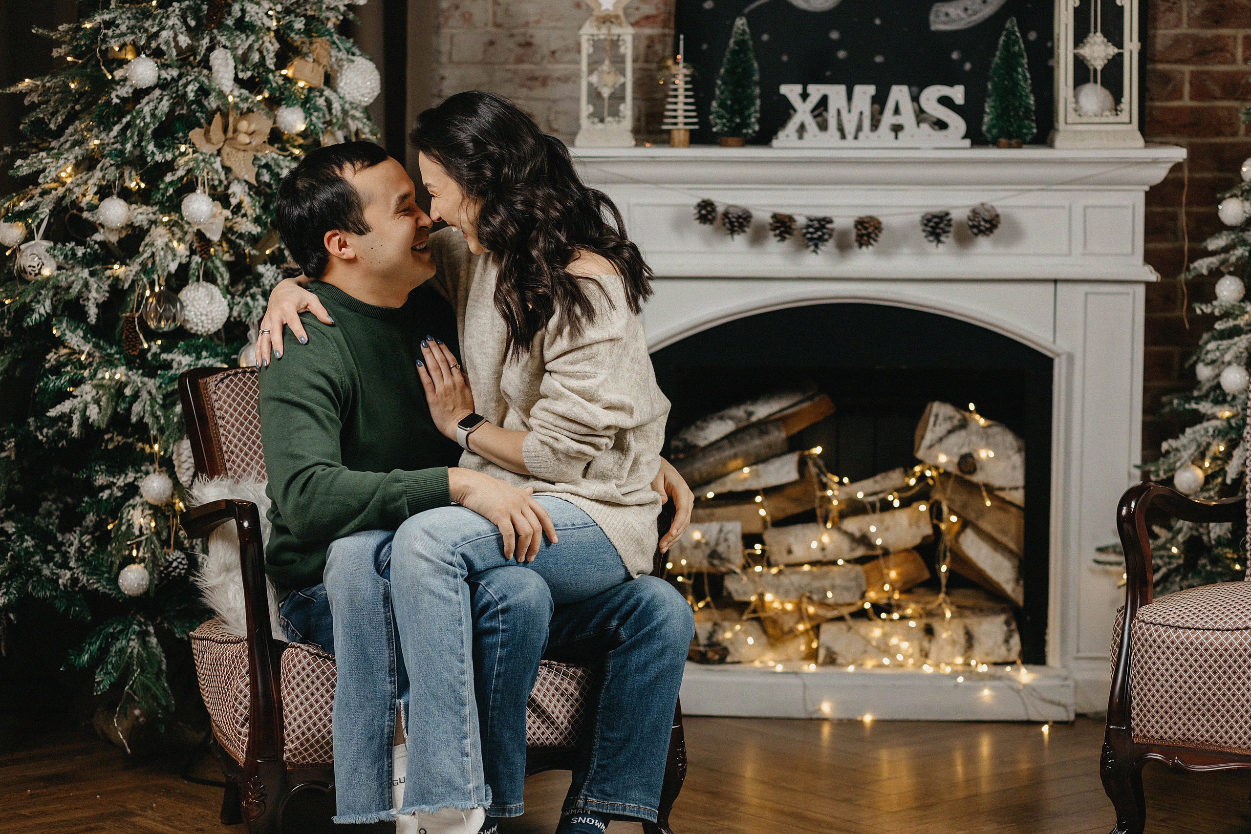 Фотосессия Ержана и Даны в фотостудии Энви. Свадебный, семейный и портретный фотограф в Алматы, Костанай