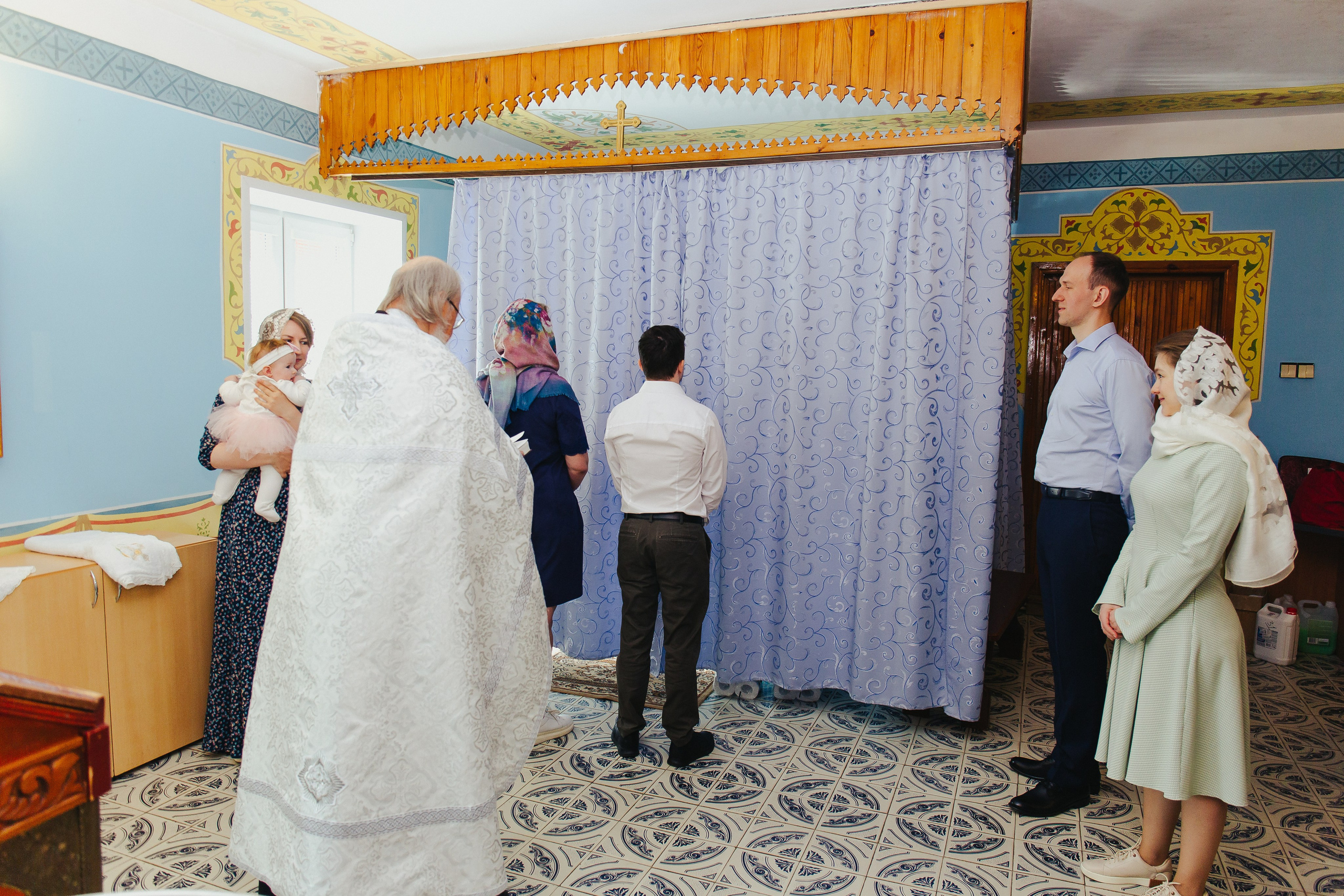 Фотосессия крещения малыша. Фотограф новорожденных и детский в Сергиевом Посаде Кругликова Юлия