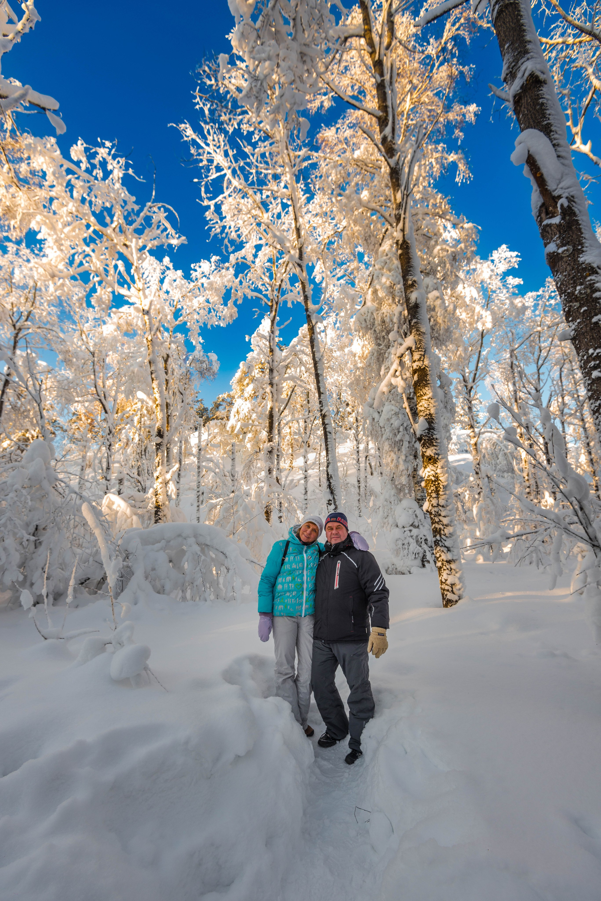 Таганай Семибратка, Парк Бажова, ледяной фонтан 06.01.2024. Свадебный фотограф на Урале Виктор Соколов