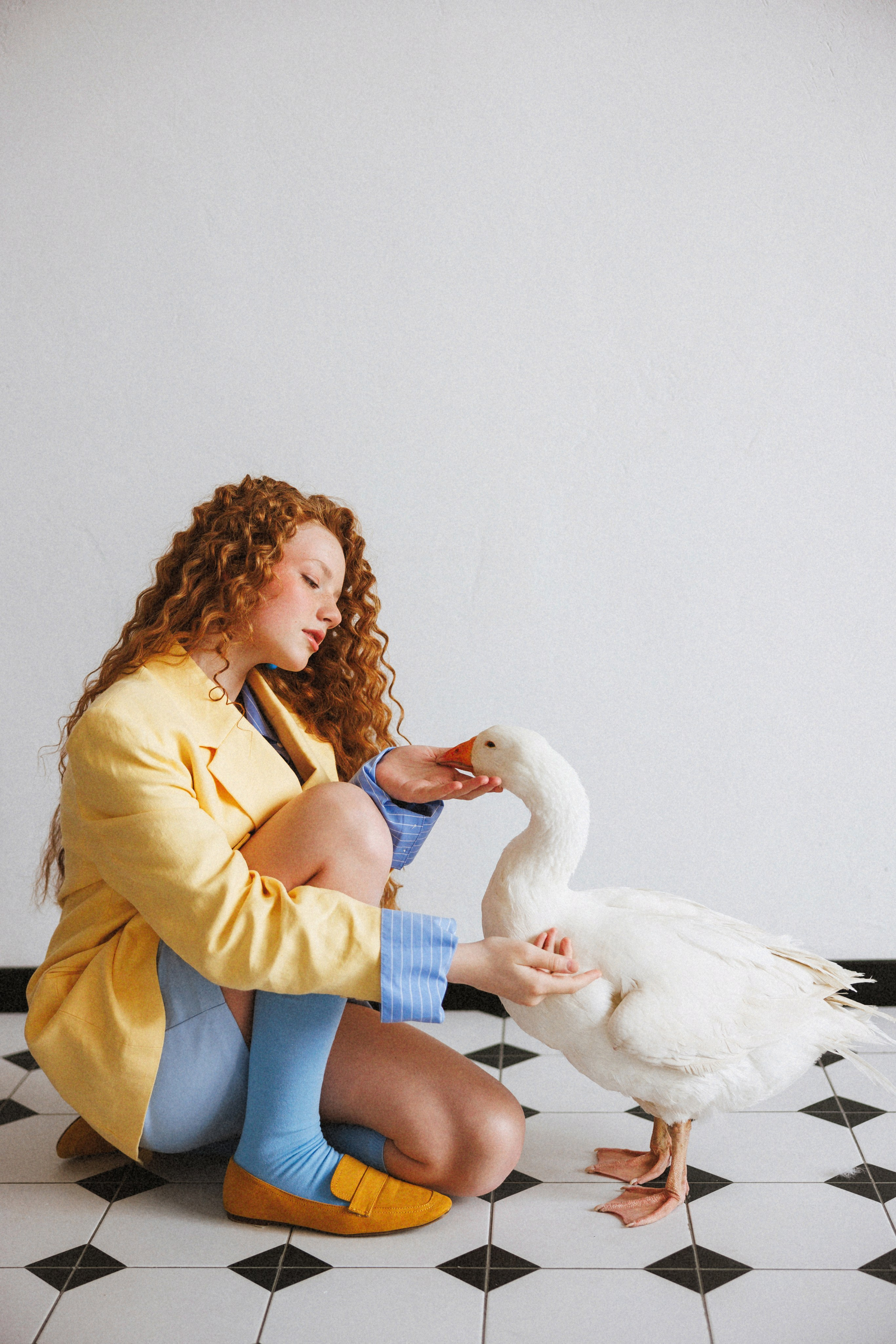 Фотосессия с Гусем в фотостудии «Lite, город Краснодар. Семейный и детский фотограф в Краснодаре Анна Трашкова