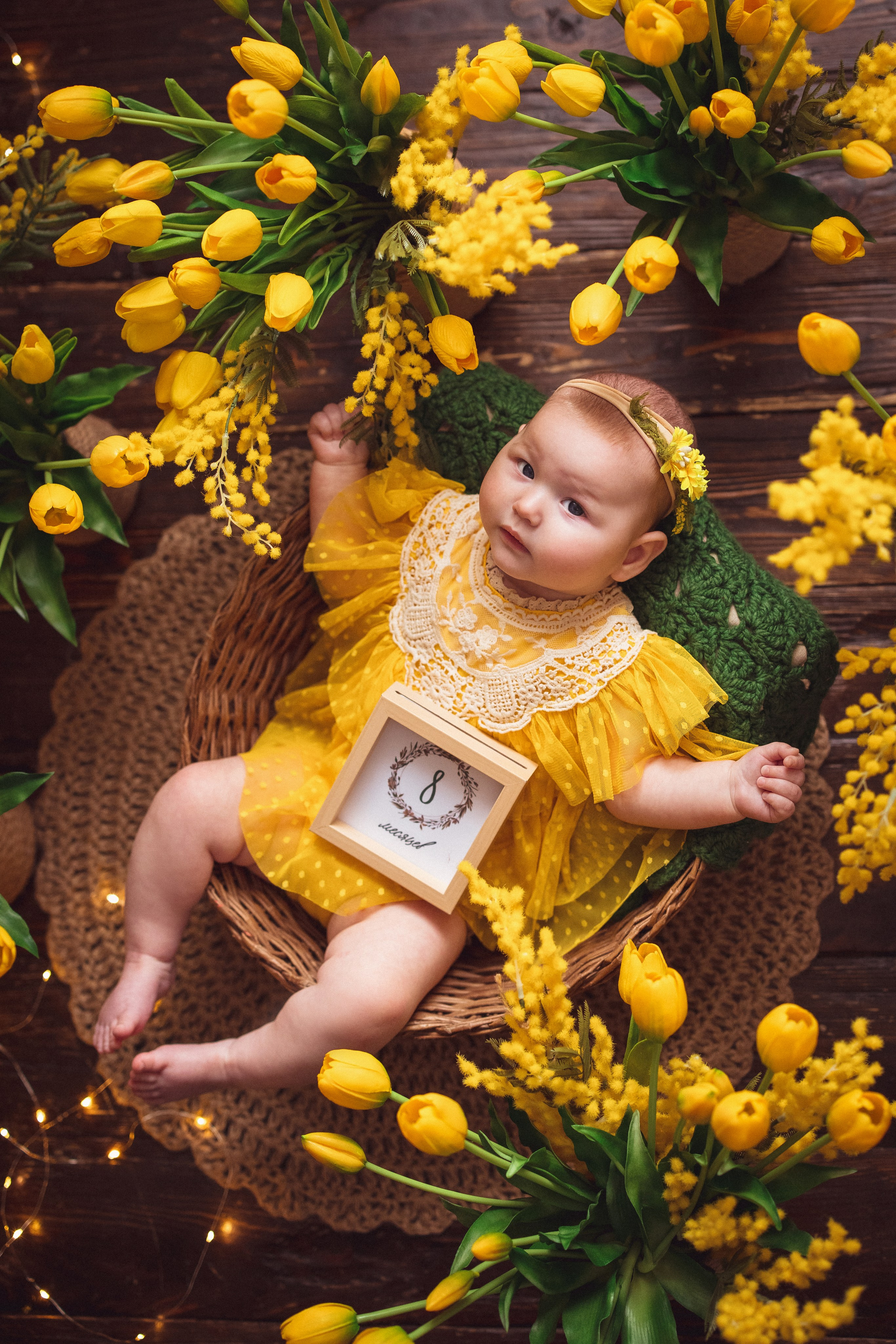 Детская фотосессия к 8 марта в фотостудии г. Краснодара. Семейный и детский фотограф в Краснодаре Анна Трашкова
