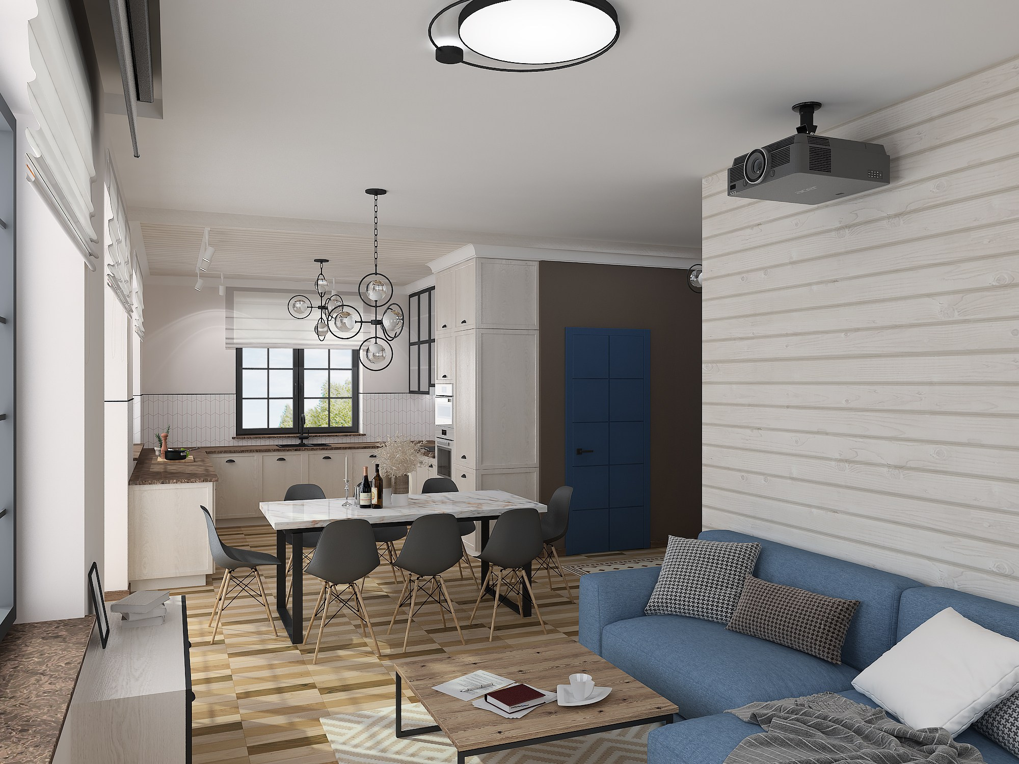 Дом в Линтулово. Дизайнер в Санкт-Петербурге Дмитрий Цыбулько