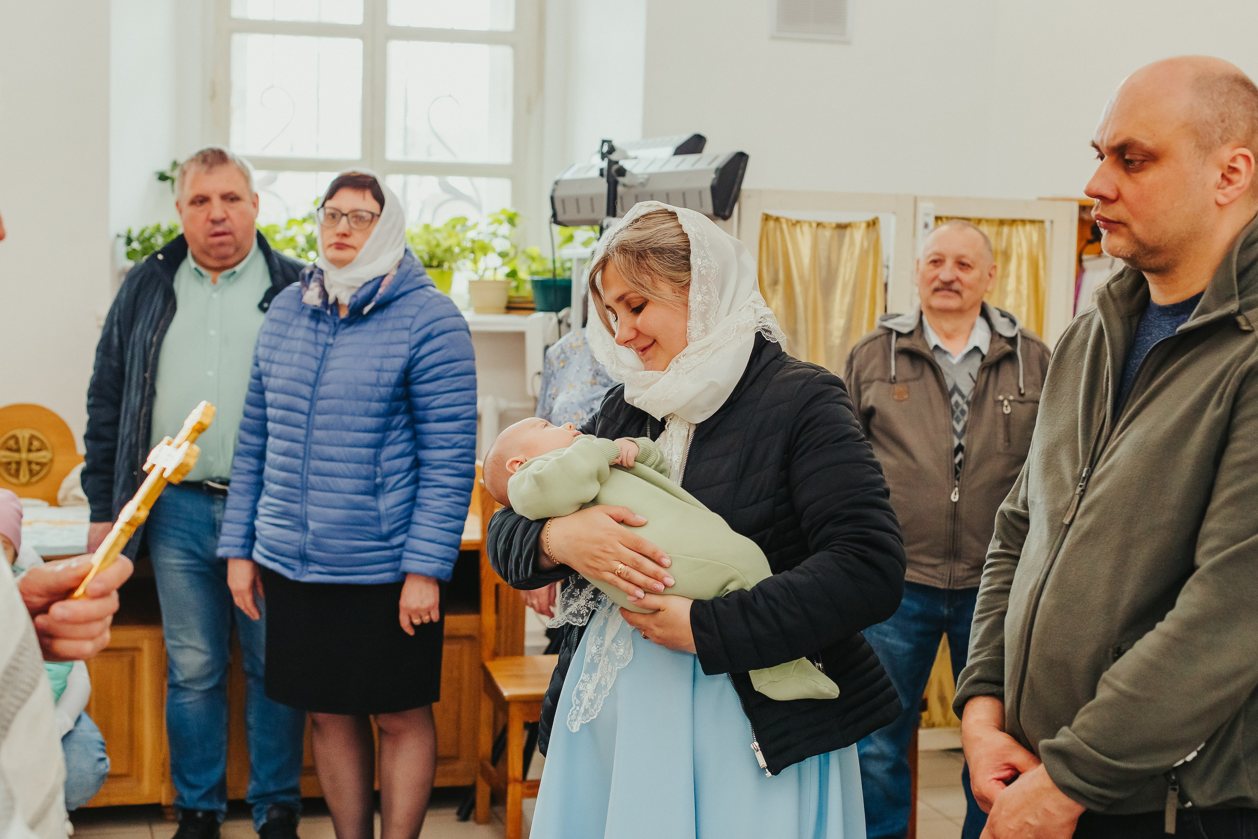 Фотосъемка крещения ребенка. Фотограф новорожденных и детский в Сергиевом Посаде Кругликова Юлия