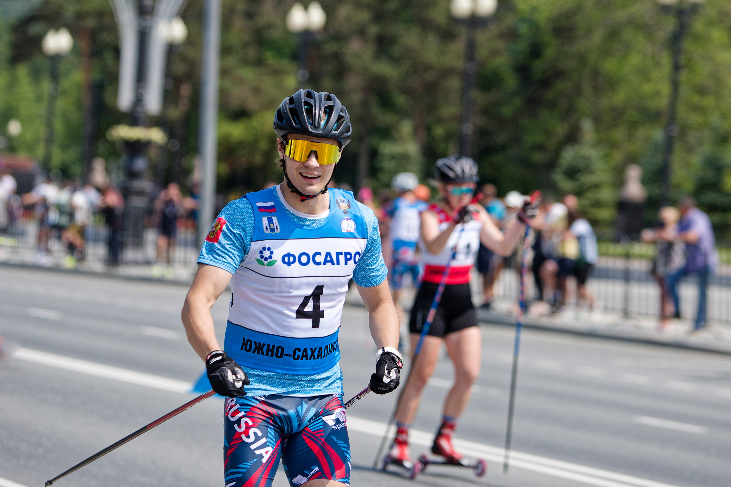 II этап Кубка России по лыжероллерам. Кутузов Евгений Фотограф в Южно-Сахалинске
