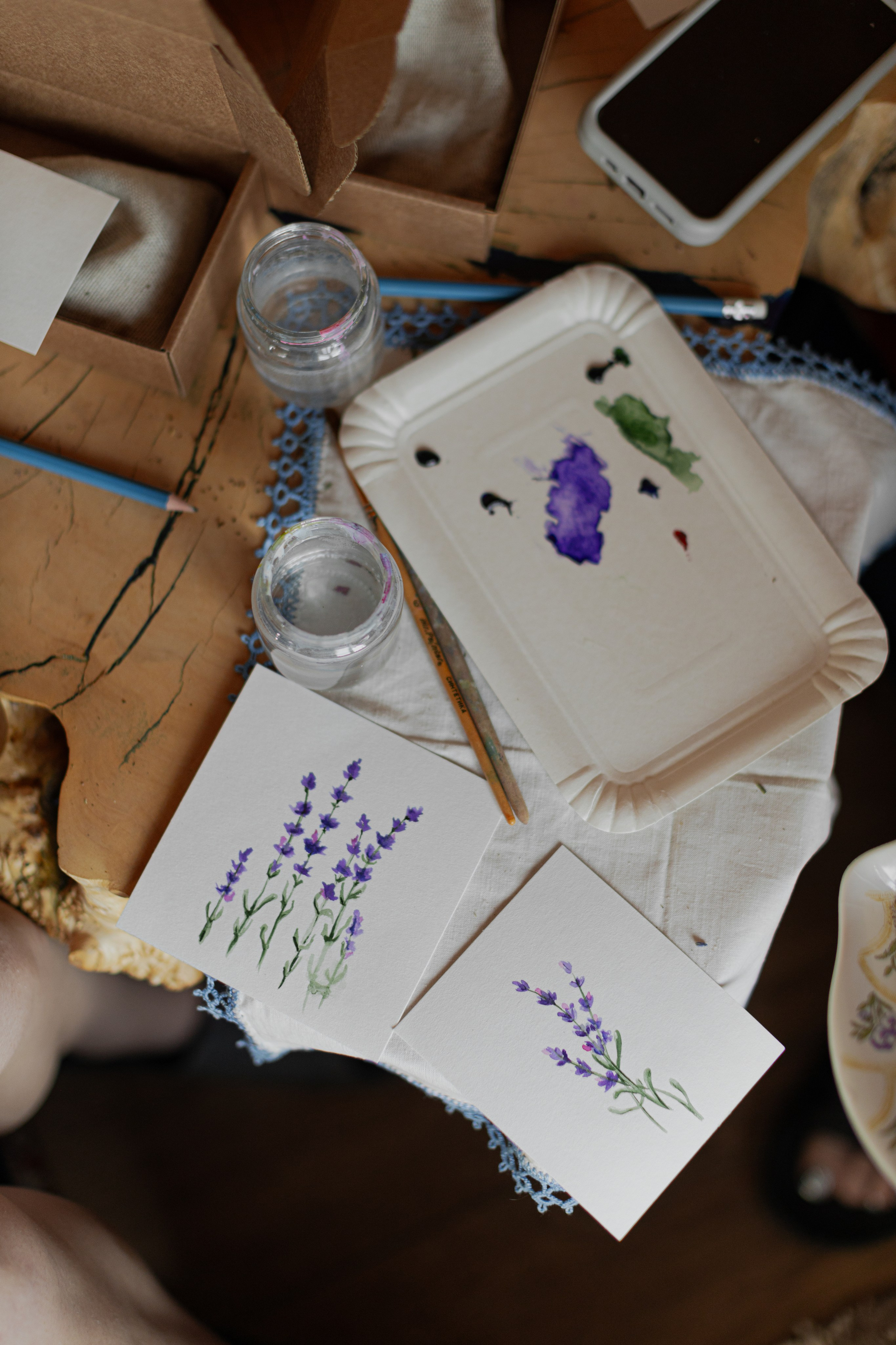 Акварель + Саше в бане. Анастасия Ракчеева Художник