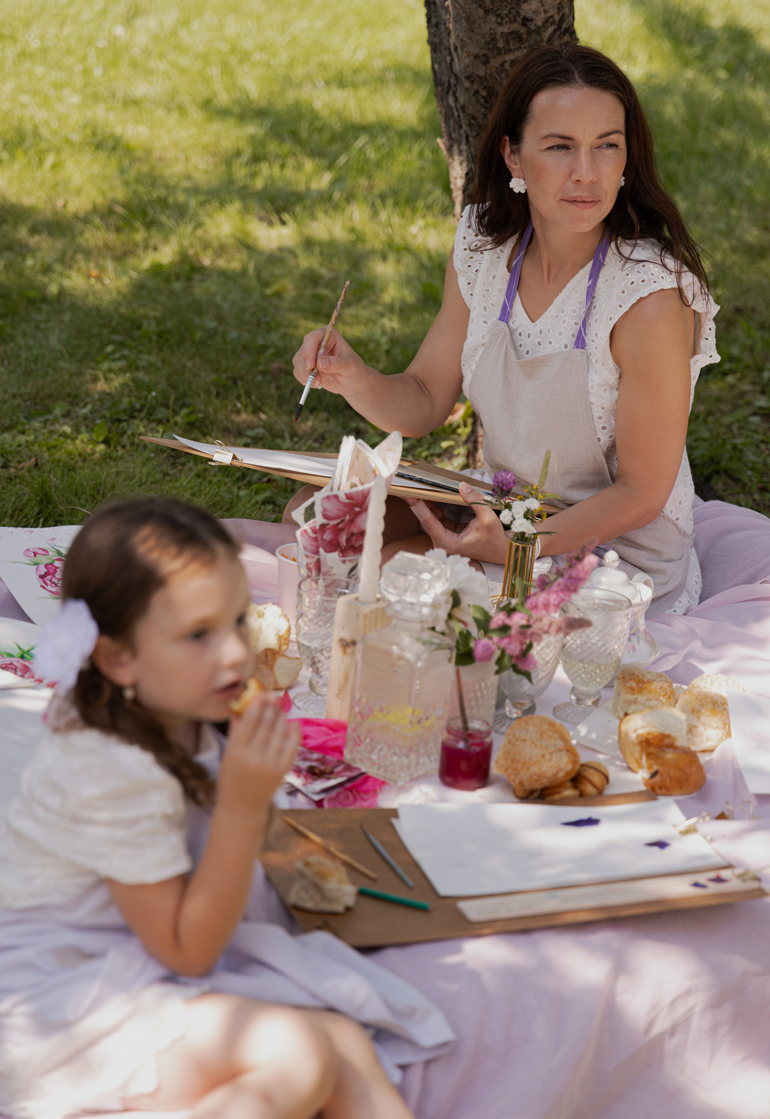 МК Пион (пикник в парке). Анастасия Ракчеева Художник