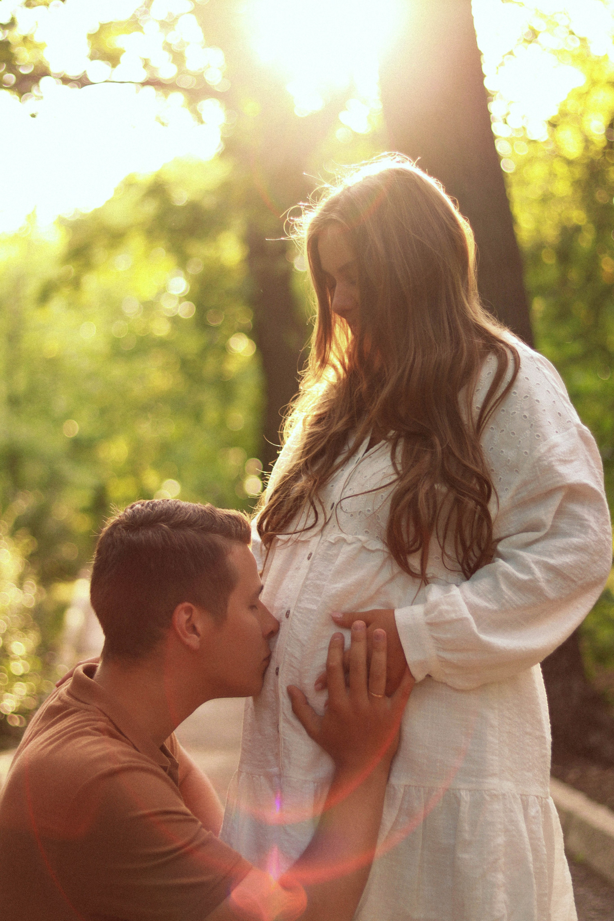 Семья Кати, Лёши и животика. Фотограф Самара Лена Мандарин
