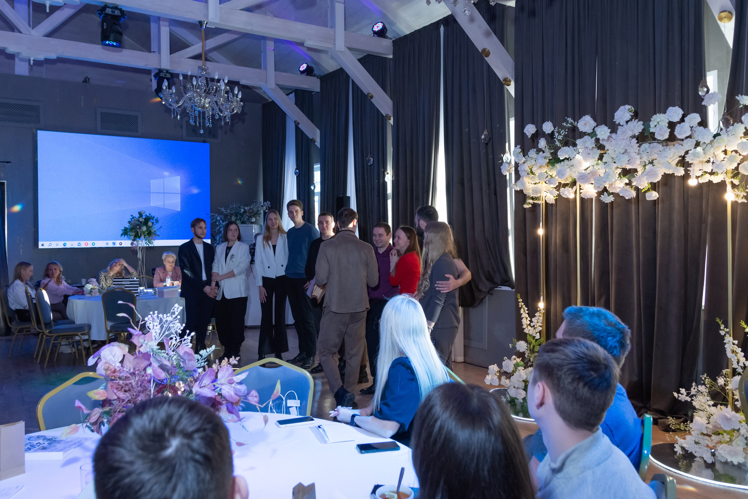 Свадебное чаепитие для молодоженов