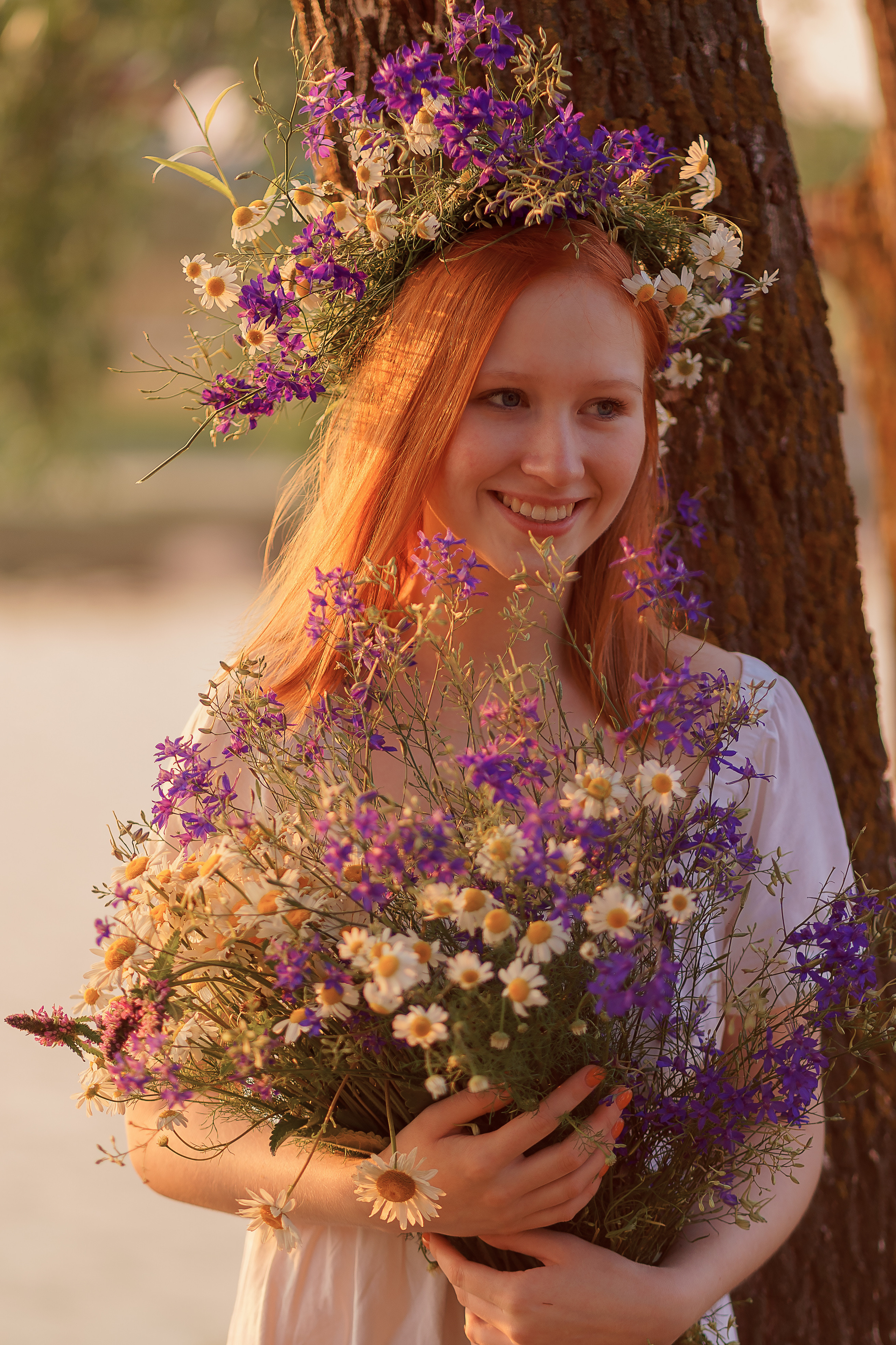 Женский портрет на природе