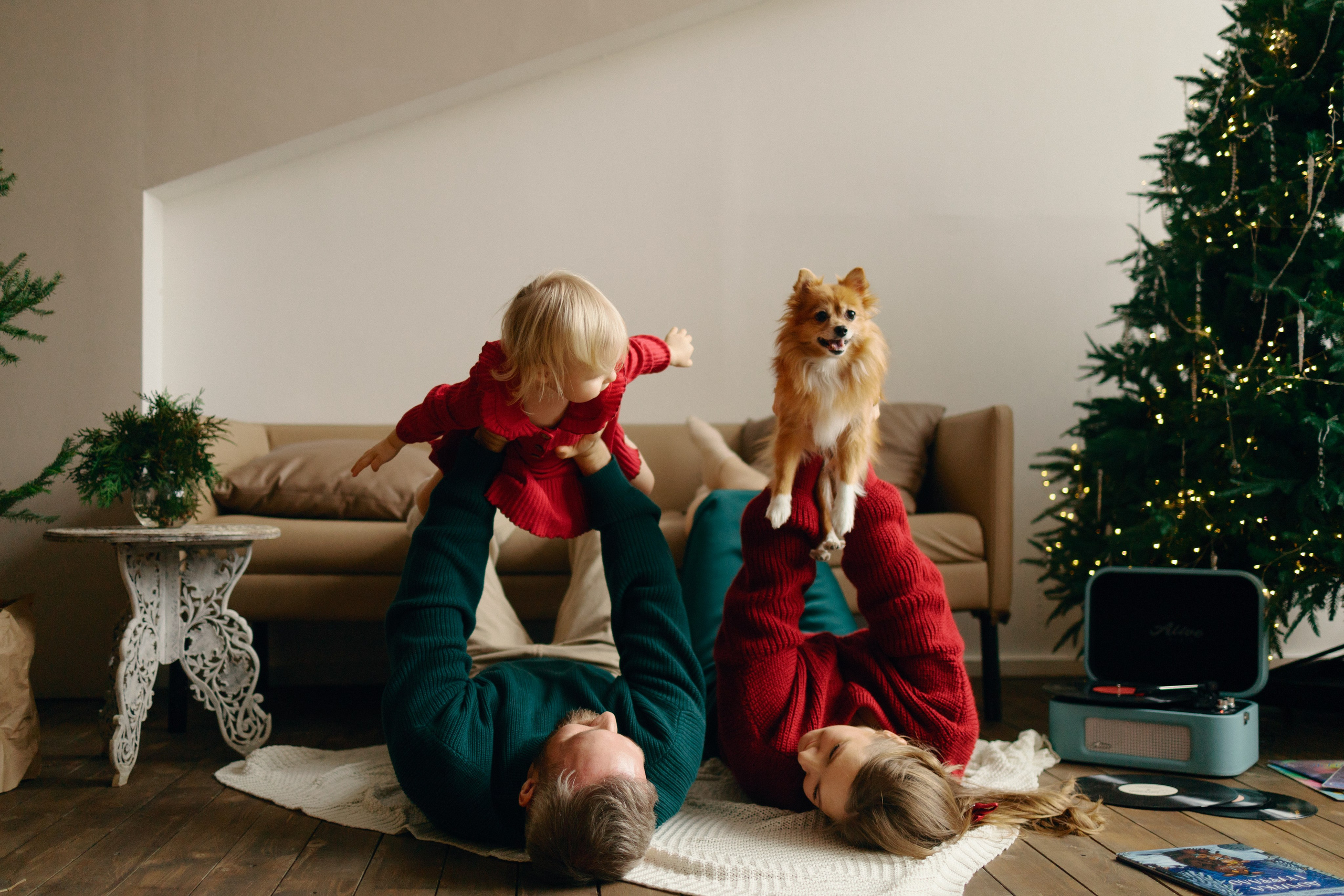 Семейная новогодняя фотосессия. Фотограф Екатеринбург Анастасия Лиханова
