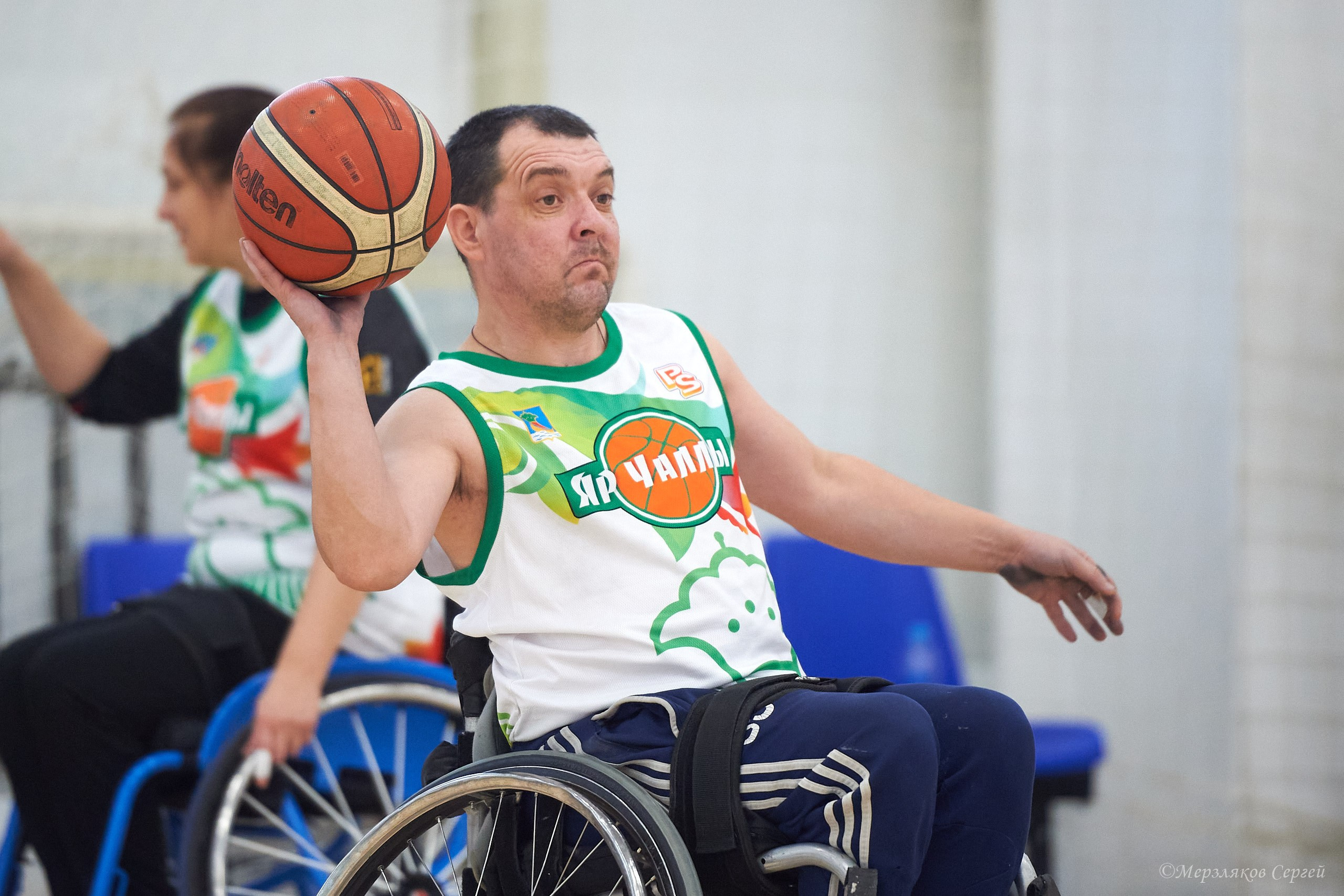 X традиционный Рождественский турнир по баскетболу на колясках. Ижевск. Спортивный репортажный фотограф в Ижевске Сергей Мерзляков