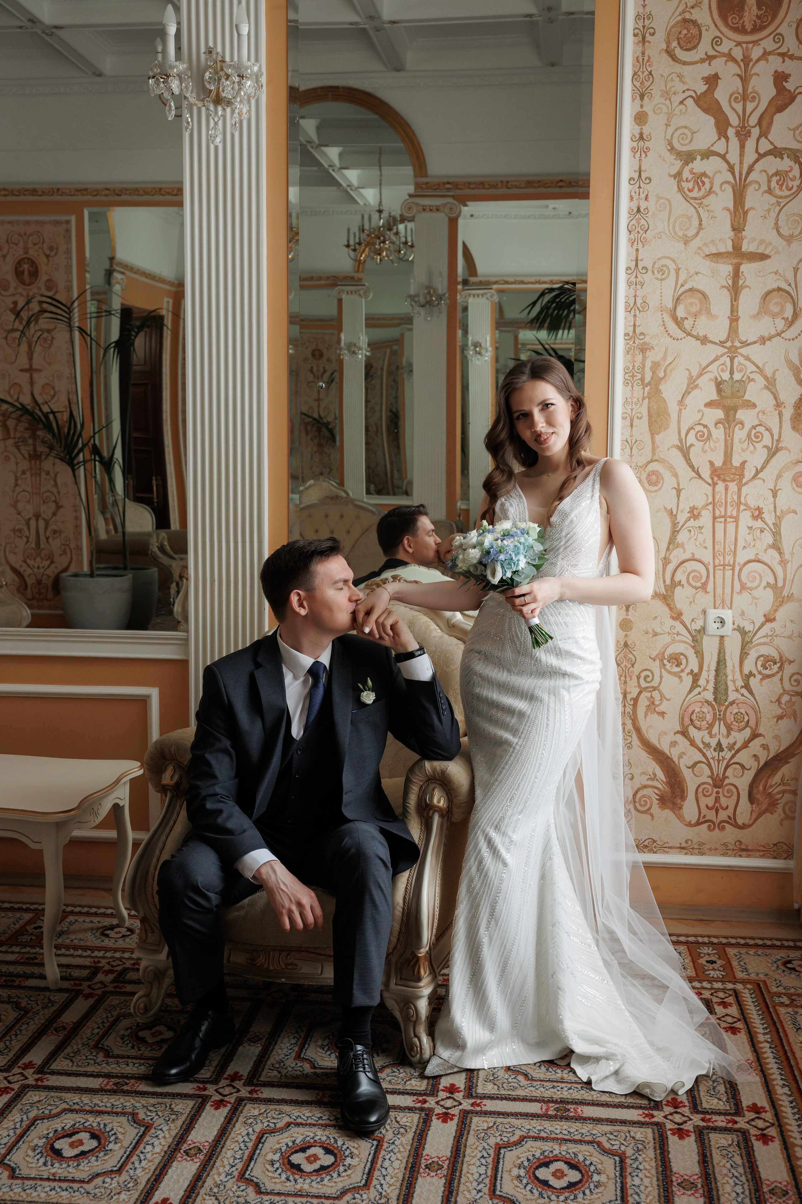 Даша и Дима, Грибоедовский ЗАГС. Свадебный и репортажный фотограф (Москва, Королев и другие)