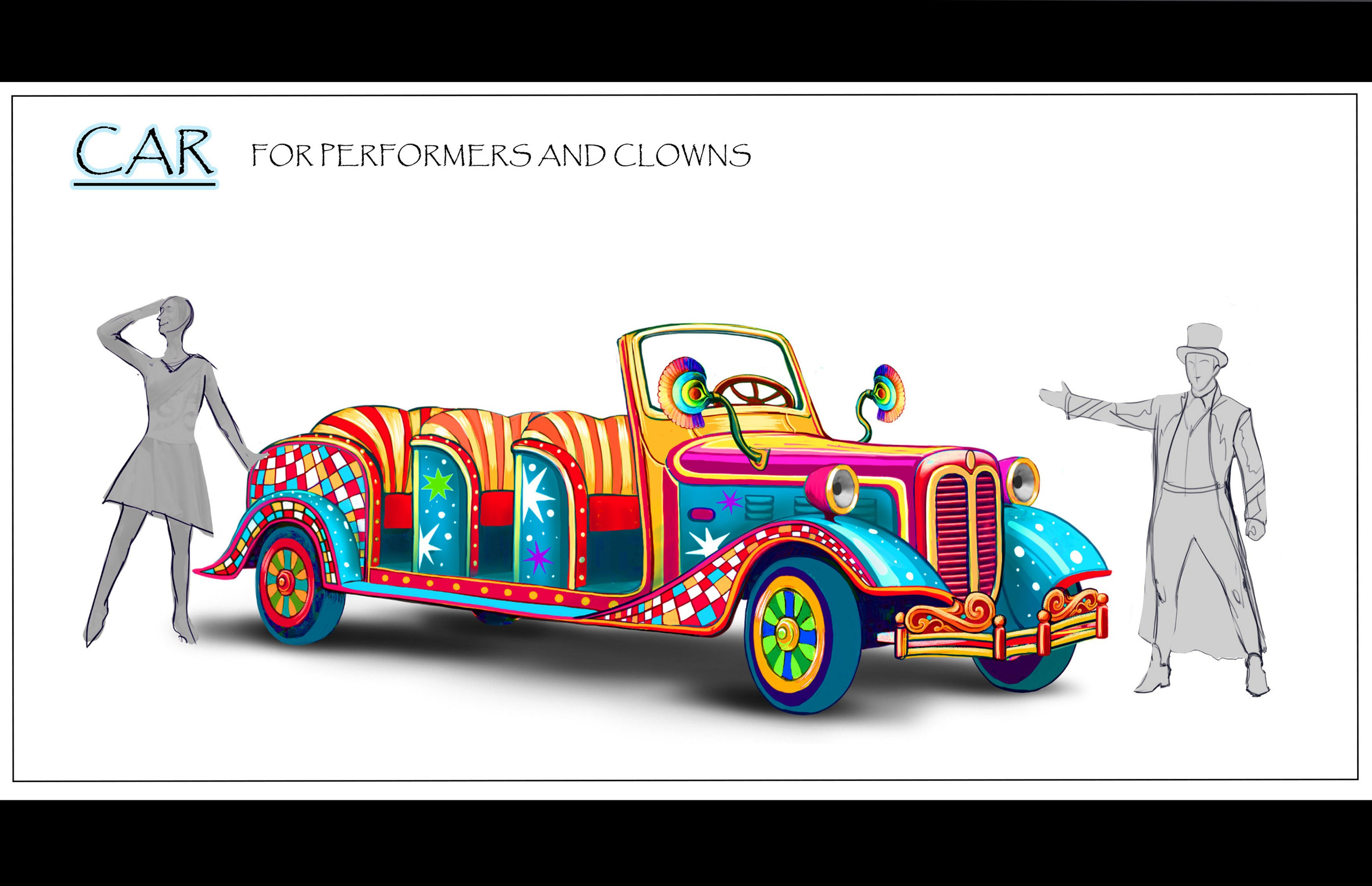 PLATFORMS FOR THEMED PARKS. Munina Dina. Set design portfolio