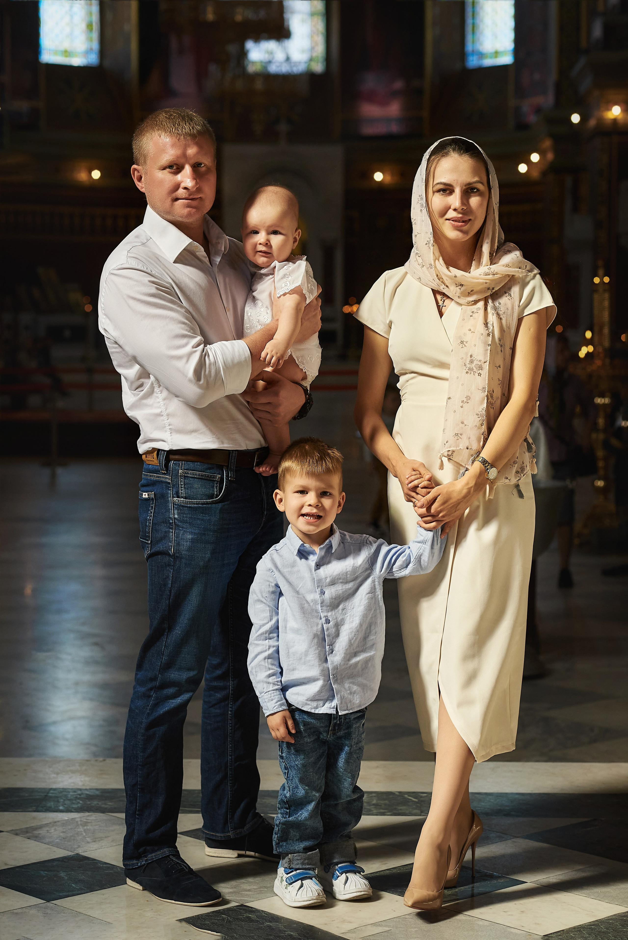 Двойное крещение в Новочеркасском соборе. Семейный фотограф в Ростове-на-Дону Татьяна Литвинова