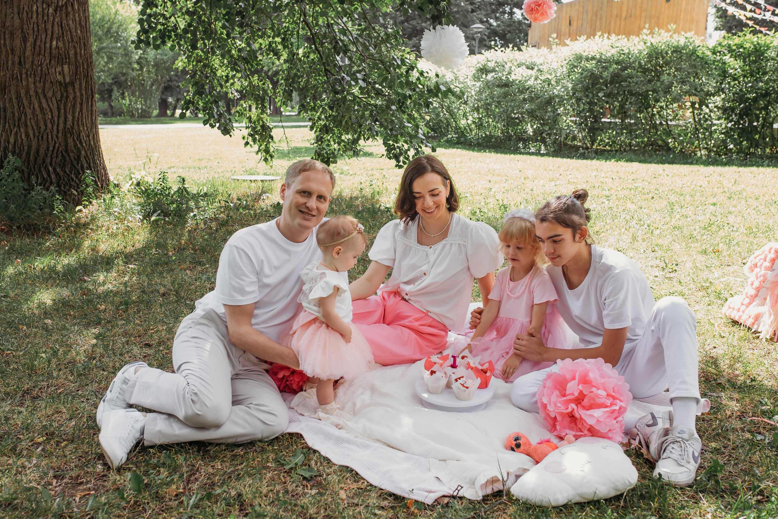 Анечке годик. Семейный и домашний фотограф в Москве и МО Королева Валерия