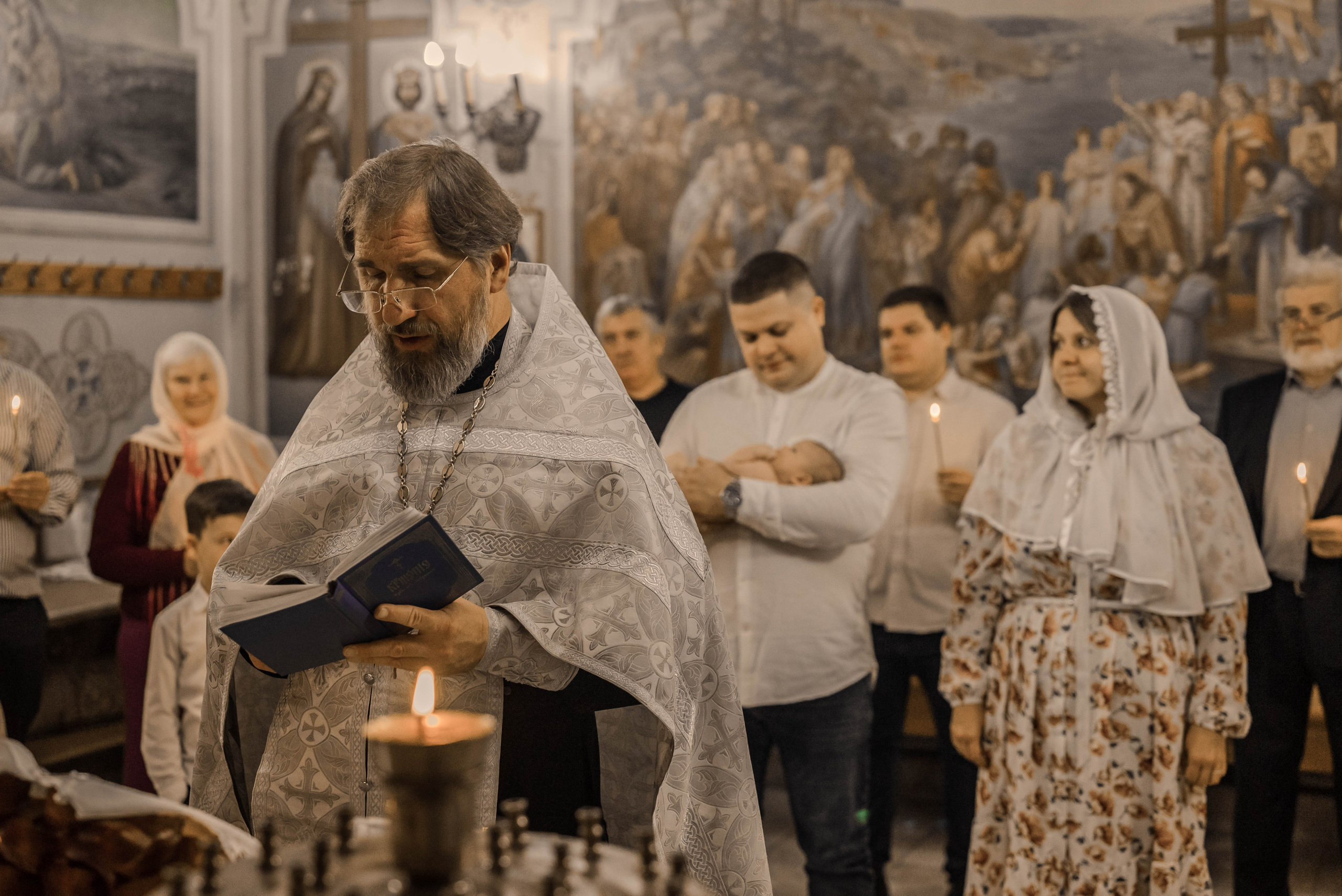 Крещение (мама Регина). Семейный и детский фотограф Москва
