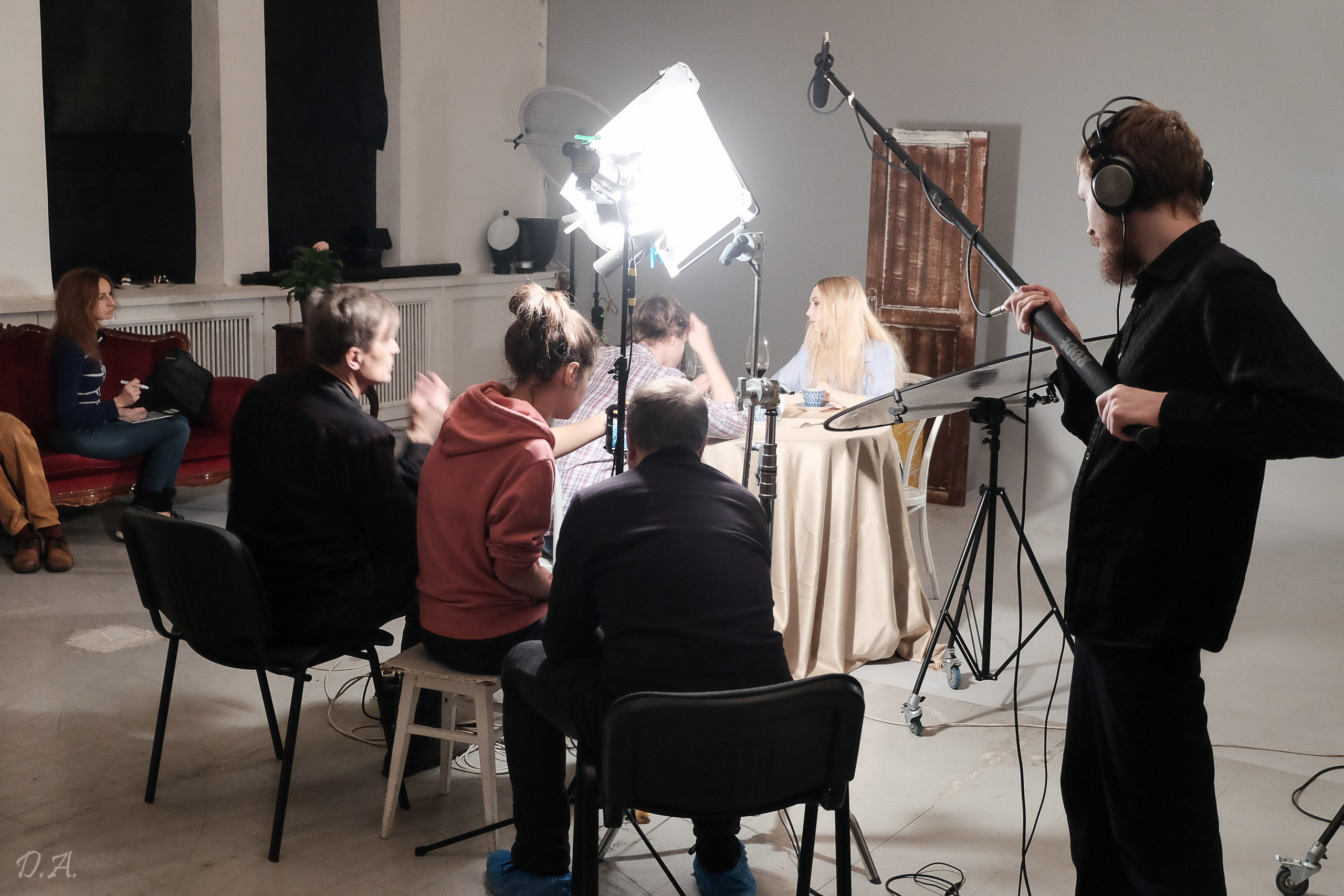 Короткий метр «Подарок». Реж. Серж Самойлов. Бэкстейдж. Фотограф Дмитрий Алексеев