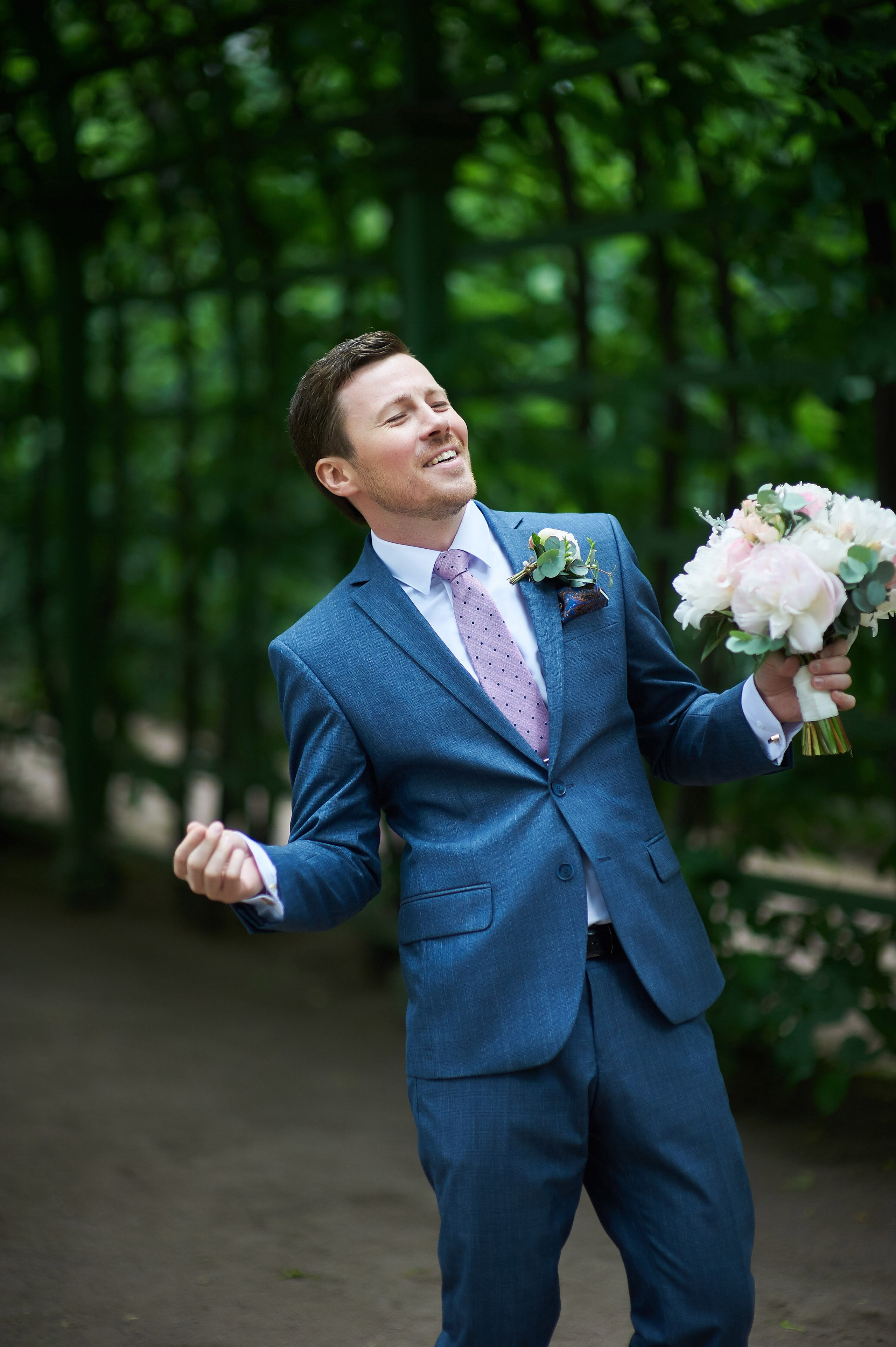 Валерия и Андрей (свадебная фотосессия в Летнем саду). Портретный, семейный и свадебный фотограф в Санкт-Петербурге и в Пушкине Ширяев Денис