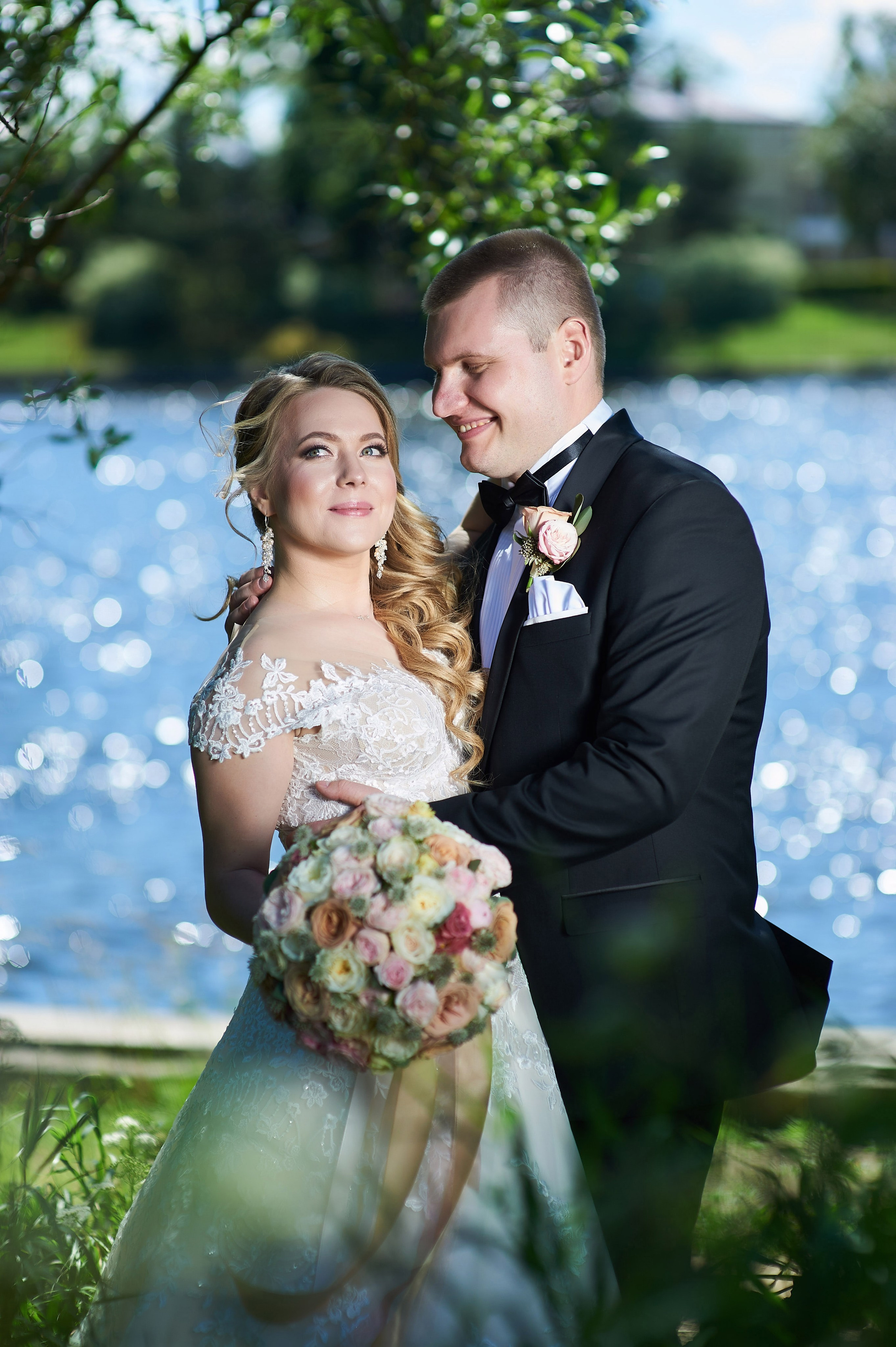 Юлия и Антон (Первый Дворец Бракосочетания, прогулка на Елагином острове). Портретный, семейный и свадебный фотограф в Санкт-Петербурге и в Пушкине Ширяев Денис