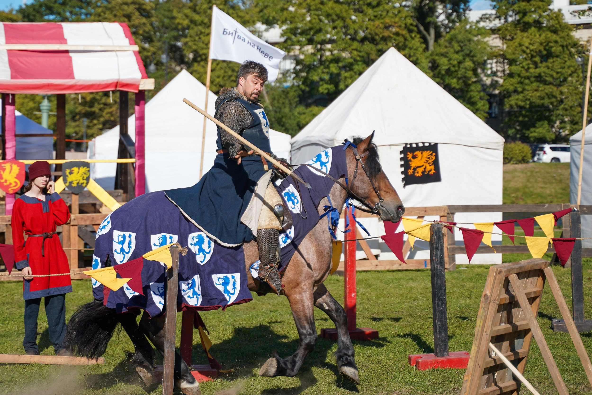Рыцарский турнир в рамках фестиваля «Битва на Неве» Санкт-Петербург 2024 г. Фотограф-анималист, портретный фотограф в Чебоксарах Мария Садыкова