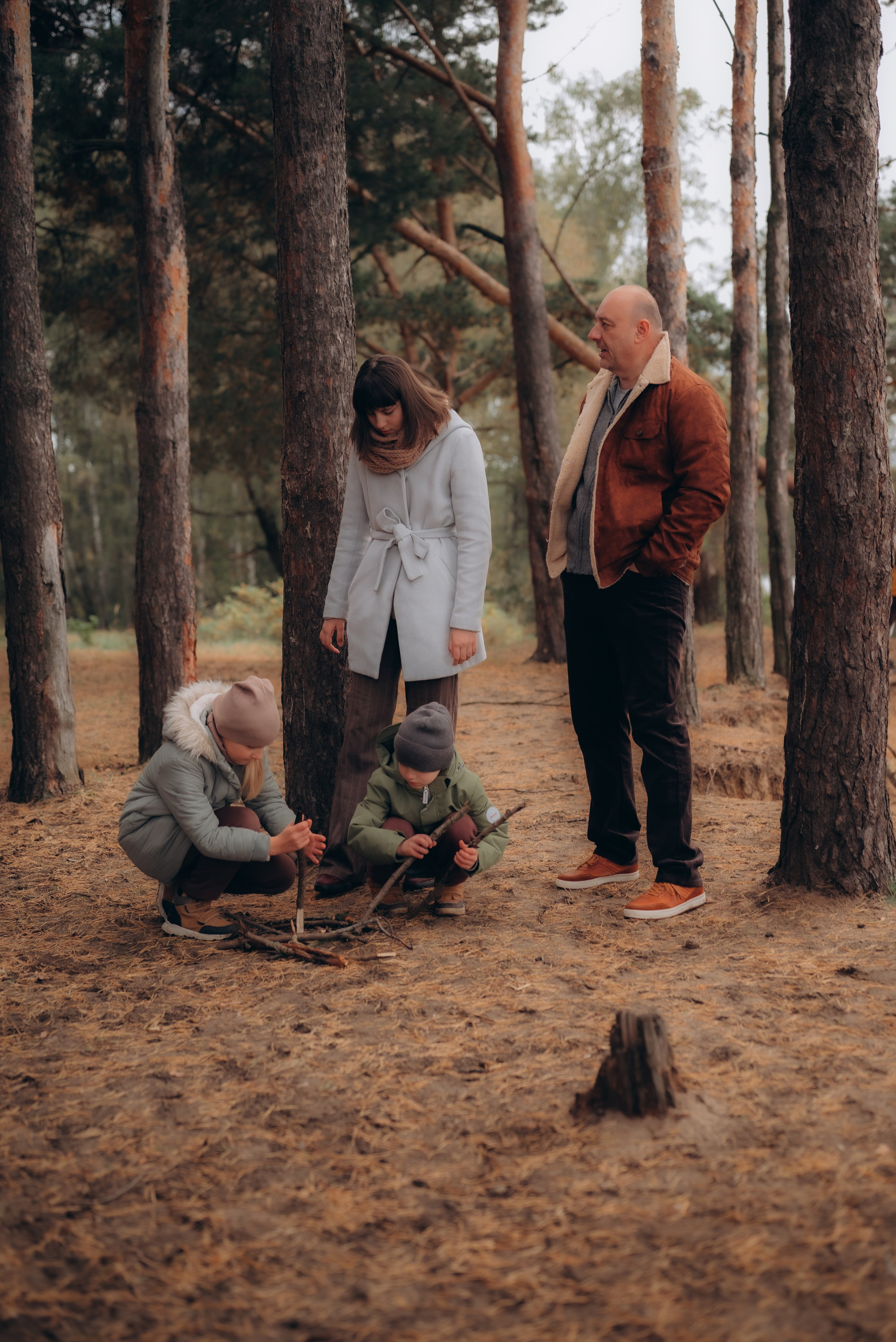 Катя, Максим, Олеся, Алёна, Ксюша и Серёжа. Семейный фотограф в Москве Дарья Пузикова