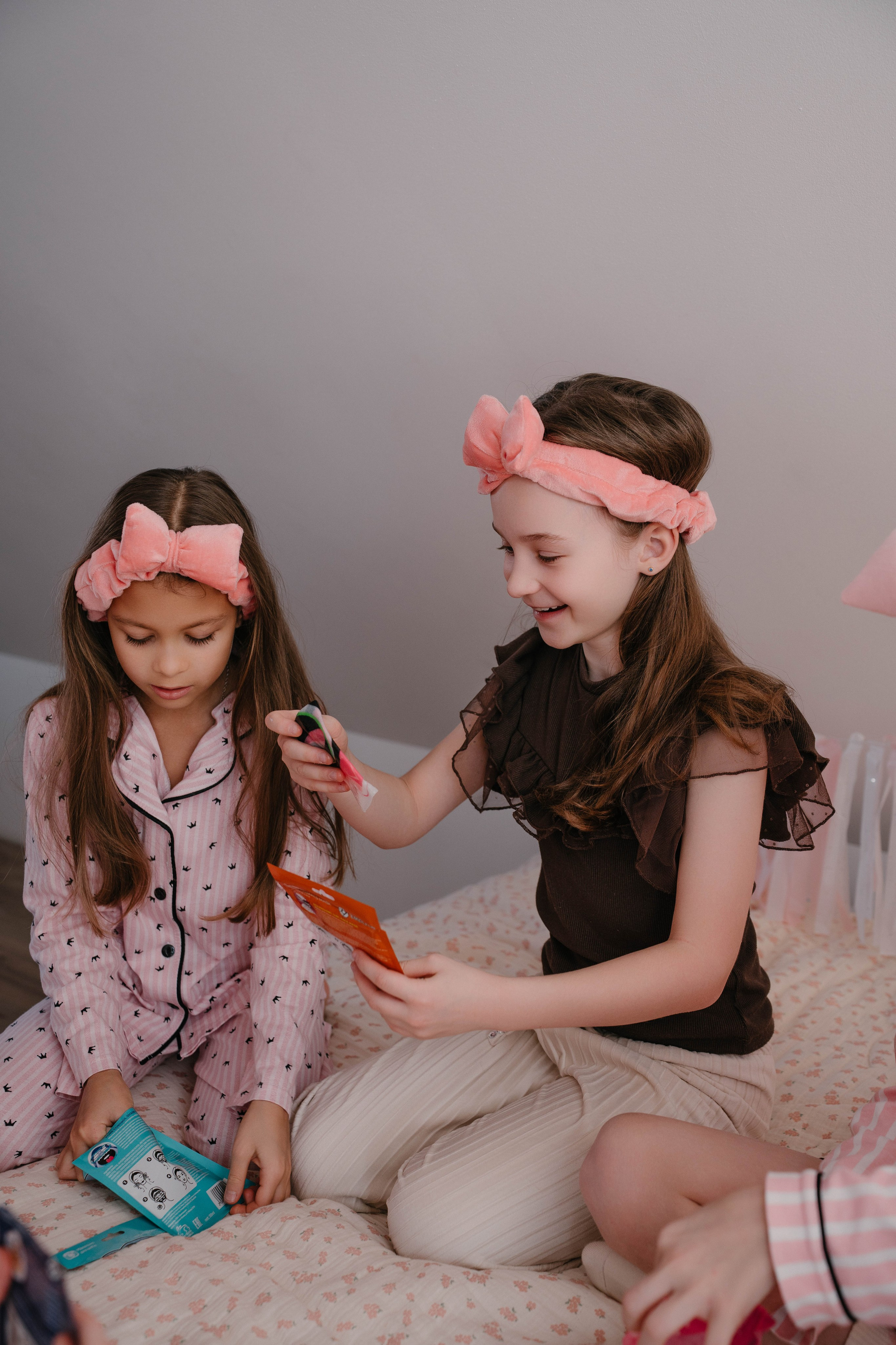 Пижамная вечеринка Варе 9 лет. Свадебный и семейный фотограф в Воронеже Анастасия Бойко