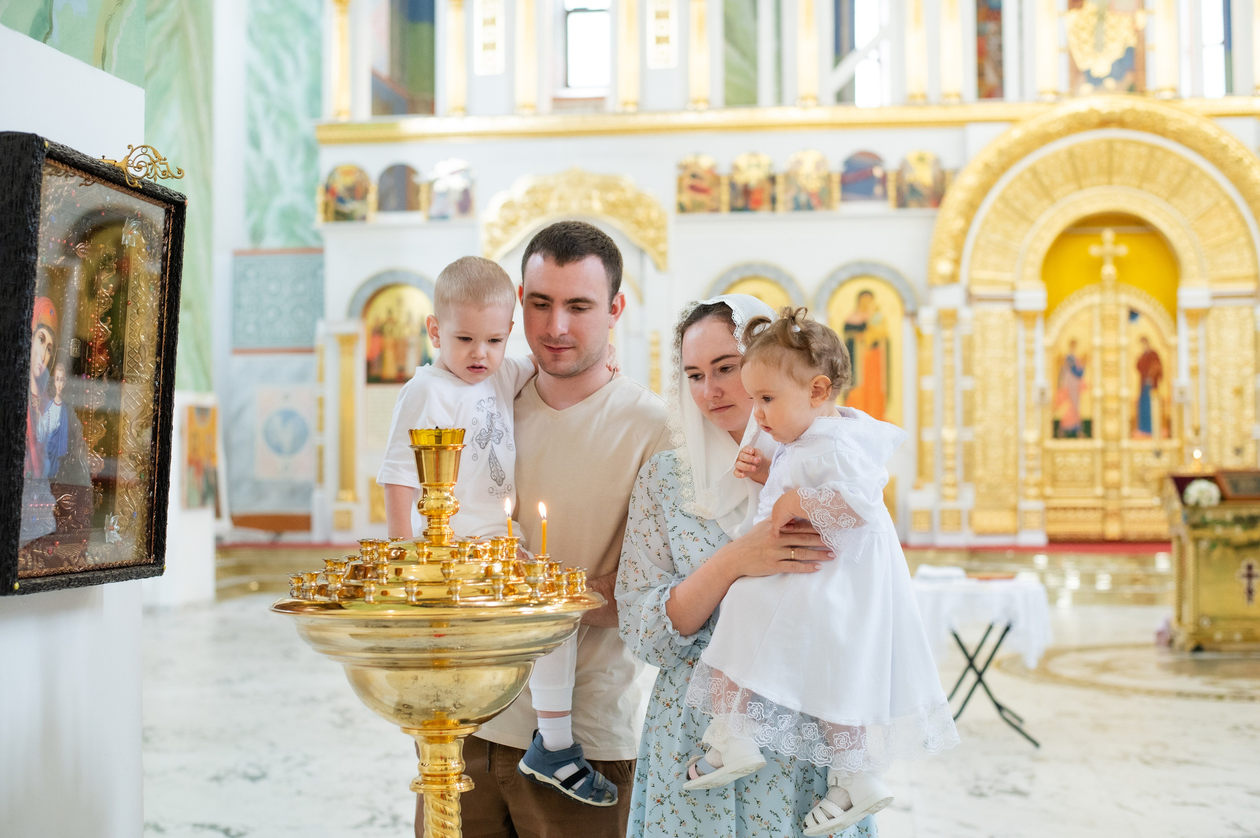 Крещение. Храм иконы Божией Матери Нечаянная Радость. Свадебный и семейный фотограф в Санкт-Петербурге — Мария Черепанова