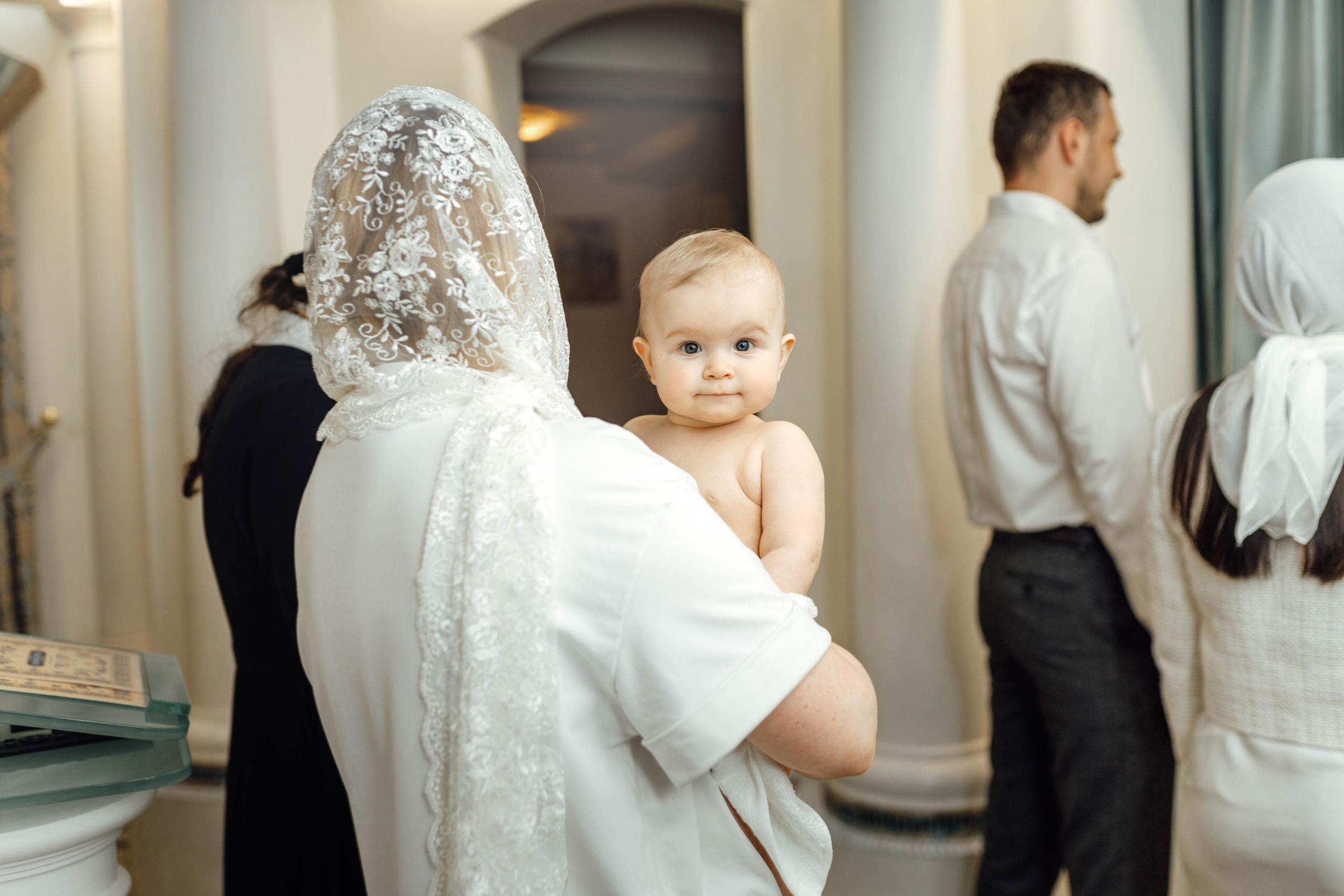 Крещение Полины, храм Святой Троицы