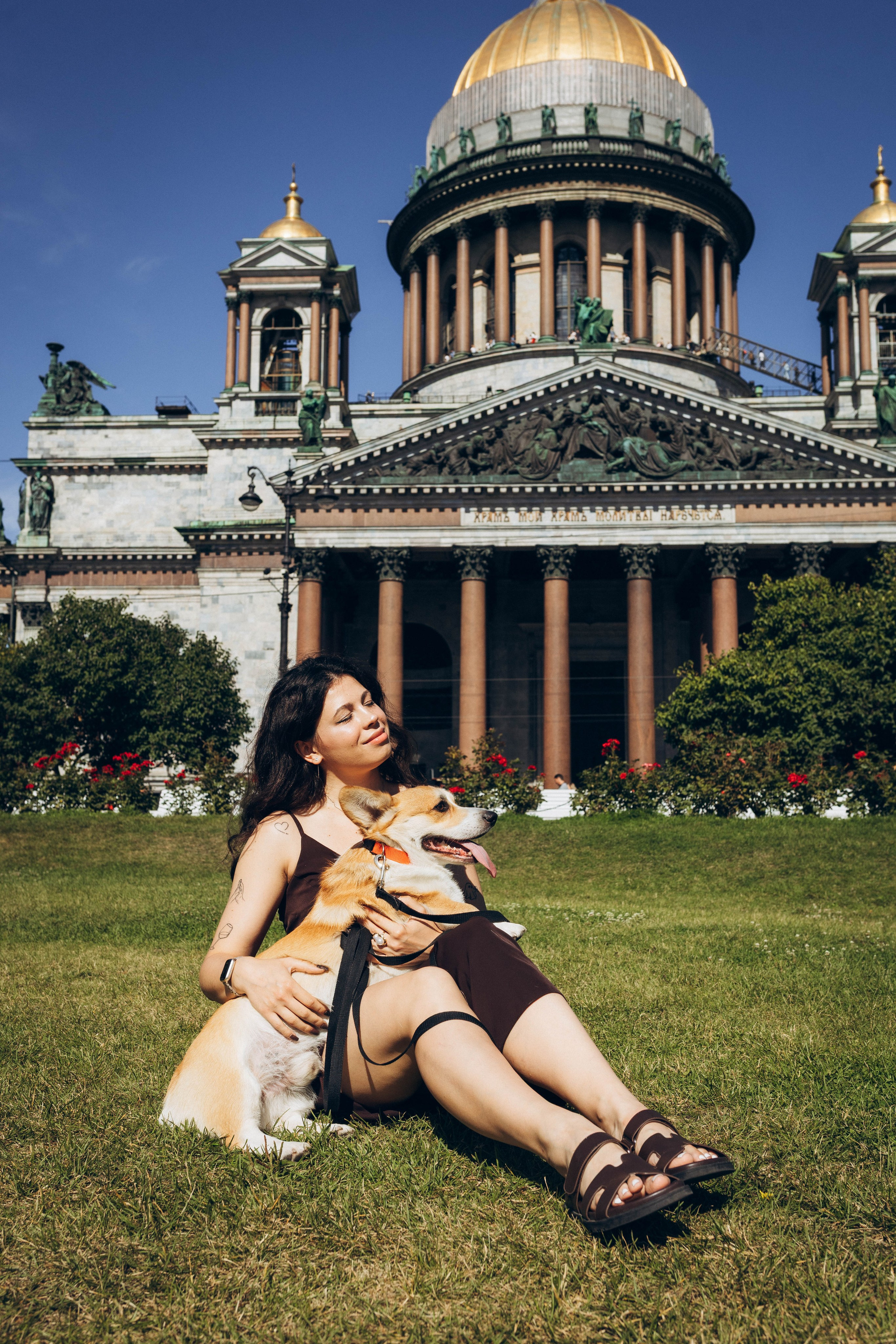 Фотосессия с собакой. Фотограф в Санкт-Петербурге Полина