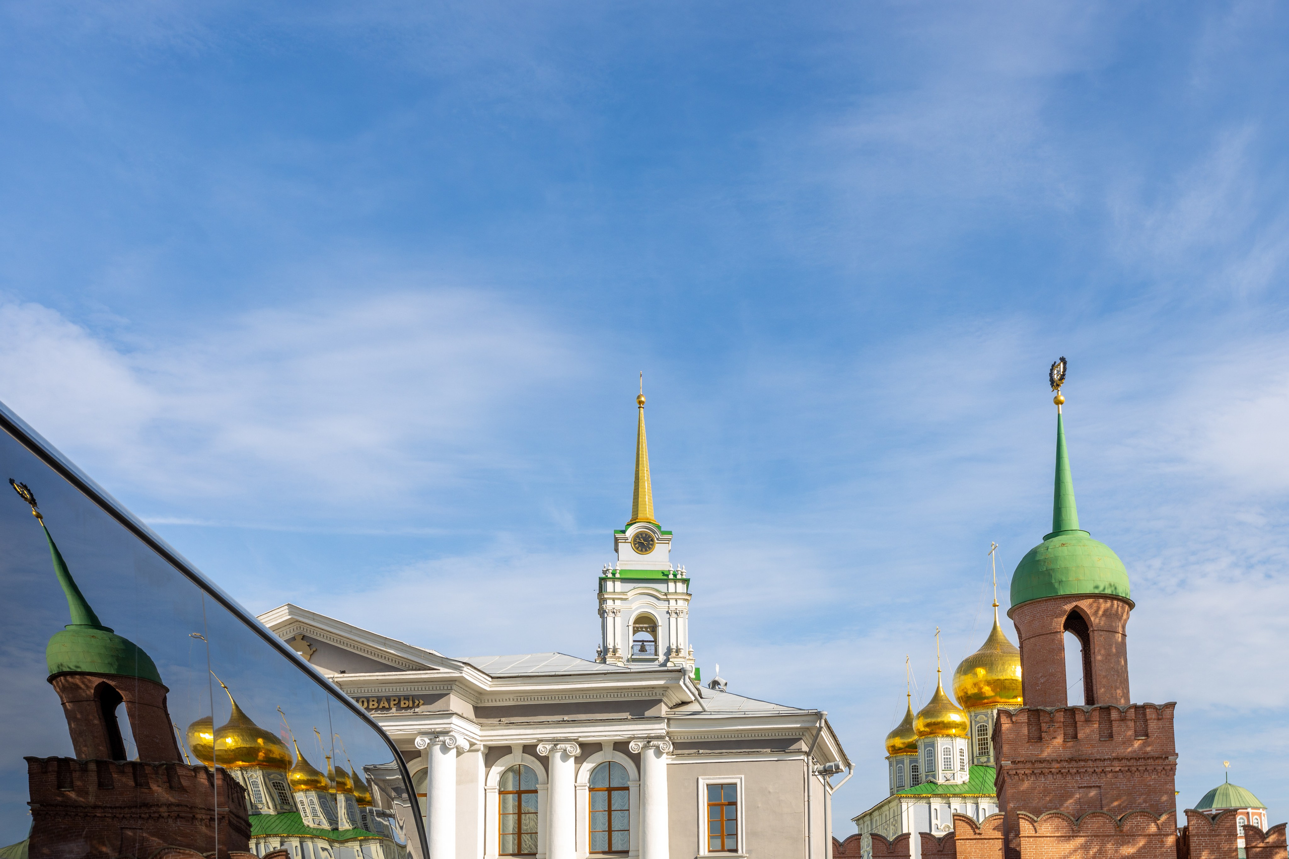 Площадь Ленина, Гостинный двор, Белый дом, Фонтаны, улица Советская. Фотограф в Туле Крупский АнДРей. Фотостудия «КАДР71» в Туле