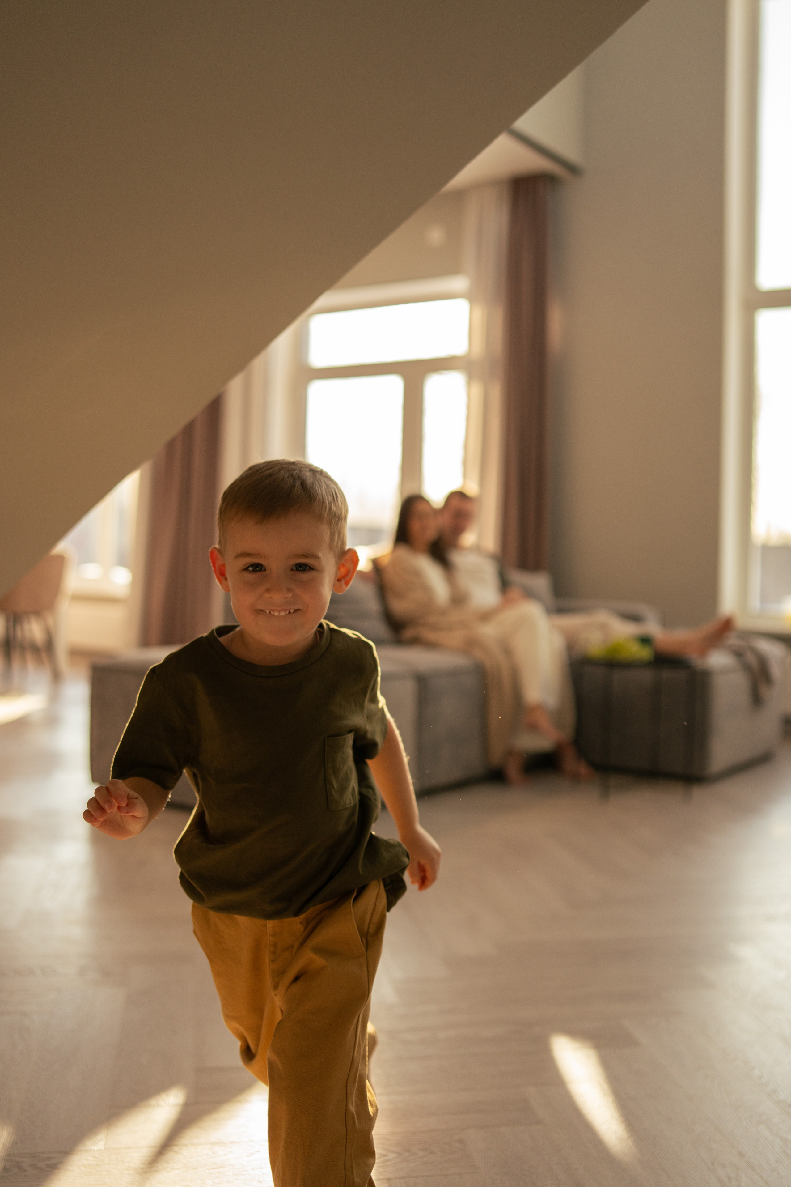 Домашняя съемка семьи Ксении и Алексея. Семейный и портретный фотограф в Санкт-Петербурге Татьяна Гримоть