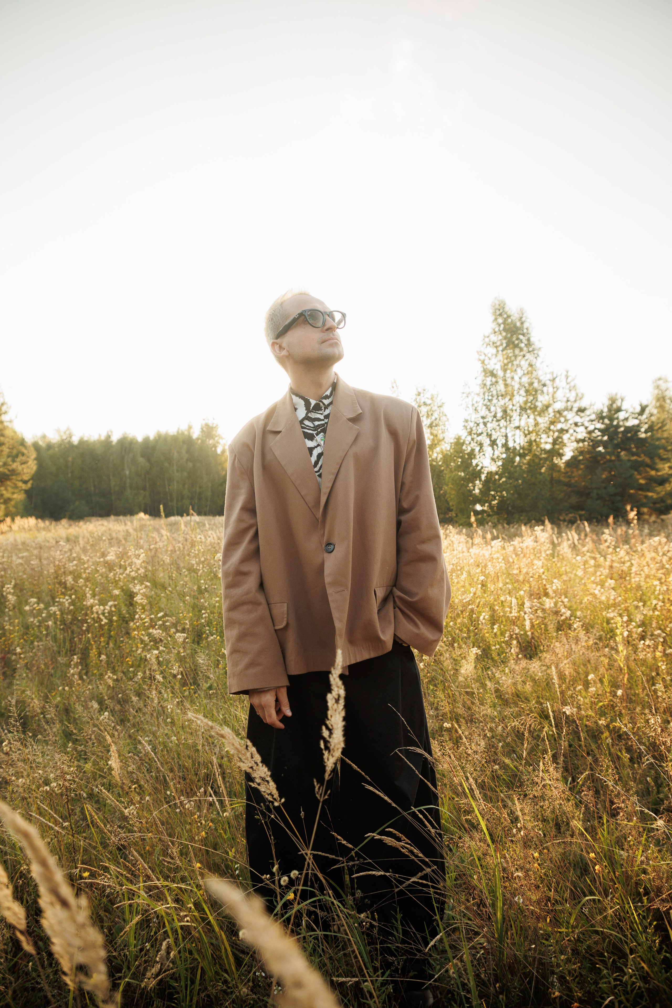 Сентябрь 2025, Белый лис, Выкса. Фотограф городских и семейных событий в Нижнем Новгороде Артем Карпухин