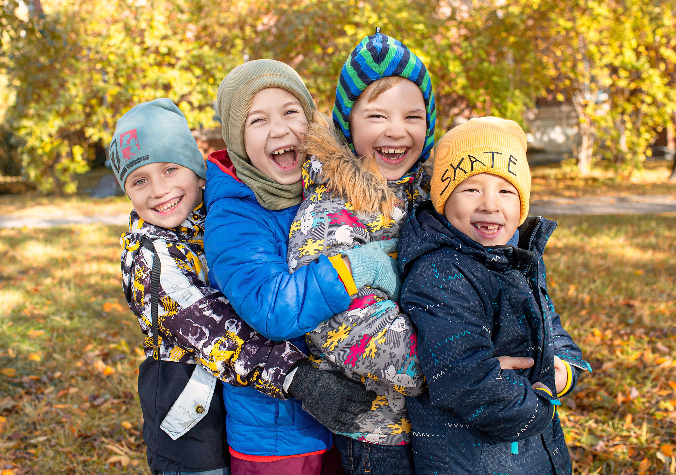 Осень в детском саду. Свадебный, семейный, детский фотограф в Санкт-Петербурге