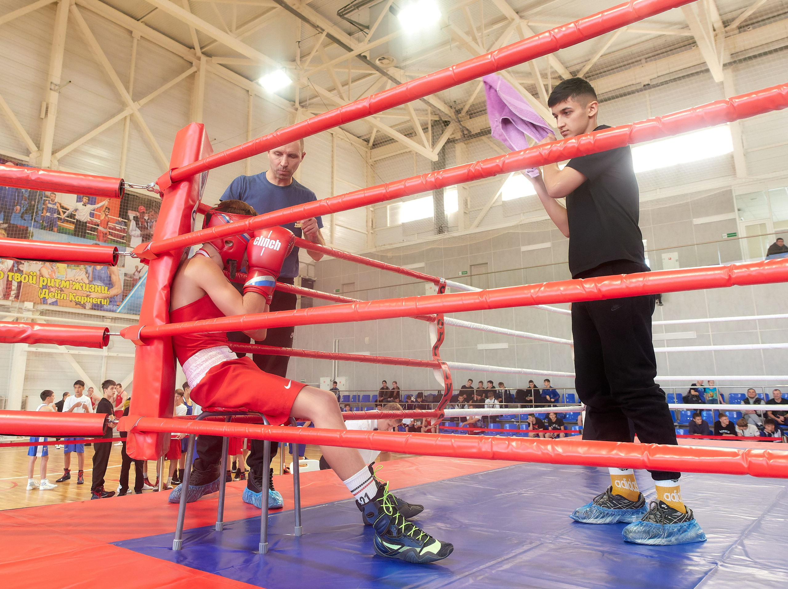 Открытие турнира по боксу памяти героя Советского Союза Михаила Крюкова. Семейный и детский фотограф в Междуреченск Олег Бамбульский